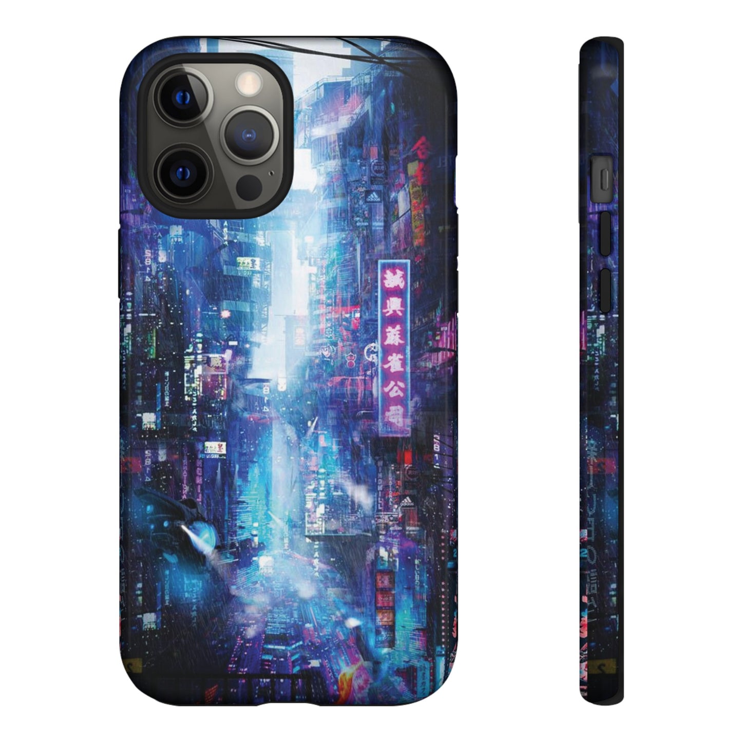 Night Life Futuristic City Wallpaper Phone Case | iPhone 15 Plus/ Pro, 14, 13, 12| Google Pixel 7, Pro, 5| Samsung Galaxy S23 All Major Phone Models