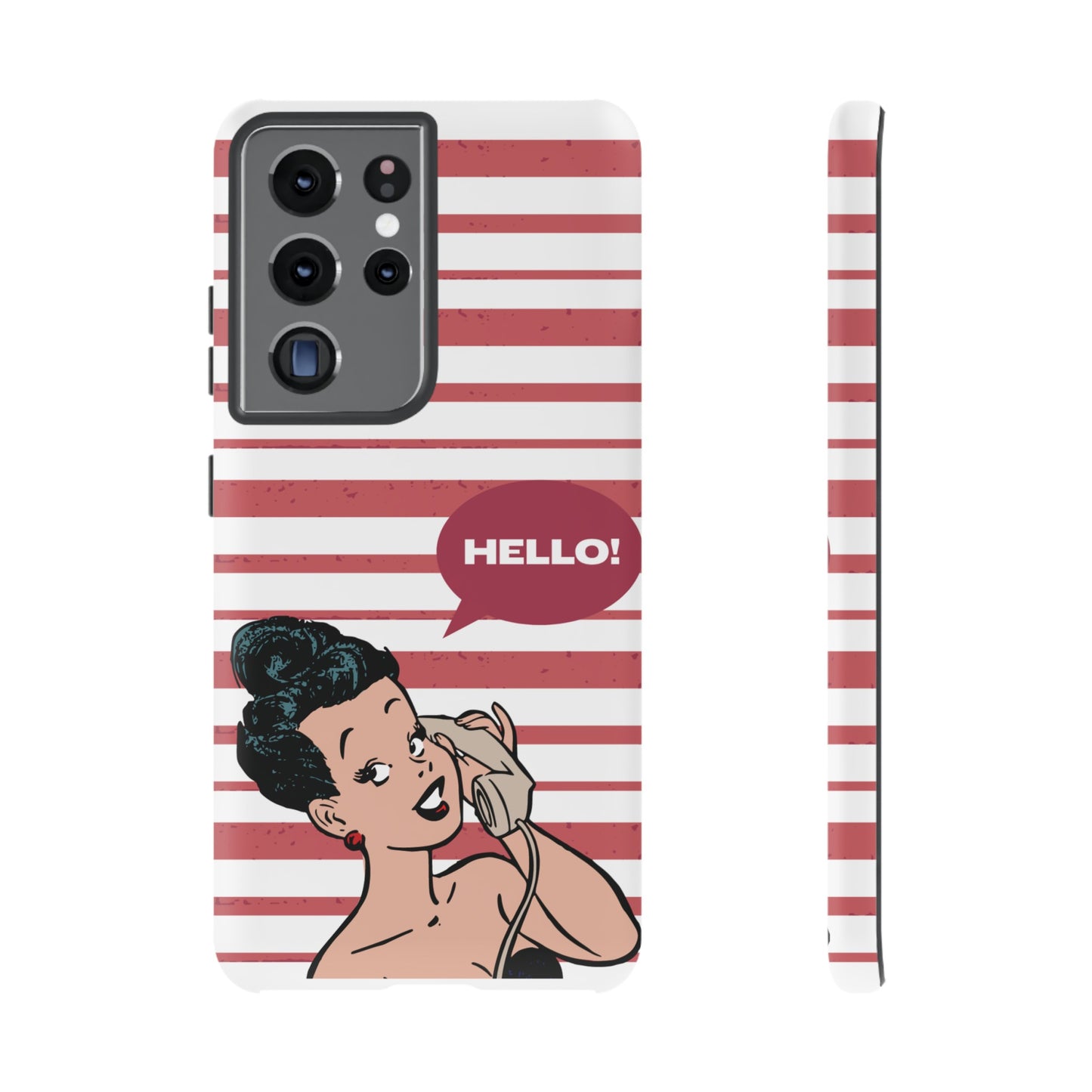 Hello! Wallpaper Phone Case | iPhone 15 Plus/ Pro, 14, 13, 12| Google Pixel 7, Pro, 5| Samsung Galaxy S23 All Major Phone Models