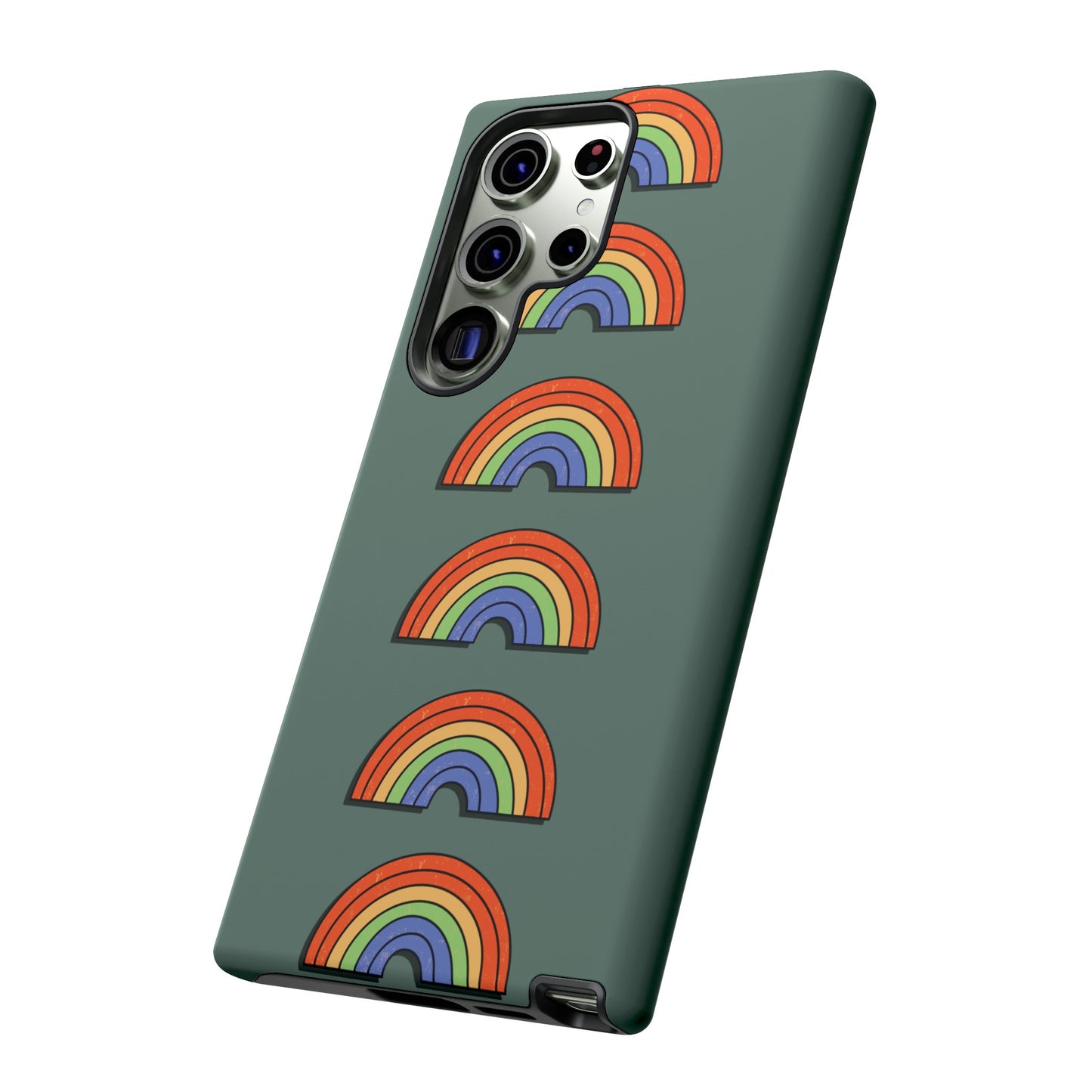 Rainbow Wallpaper Phone Case | iPhone 15 Plus/ Pro, 14, 13, 12| Google Pixel 7, Pro, 5| Samsung Galaxy S23 All Major Phone Models