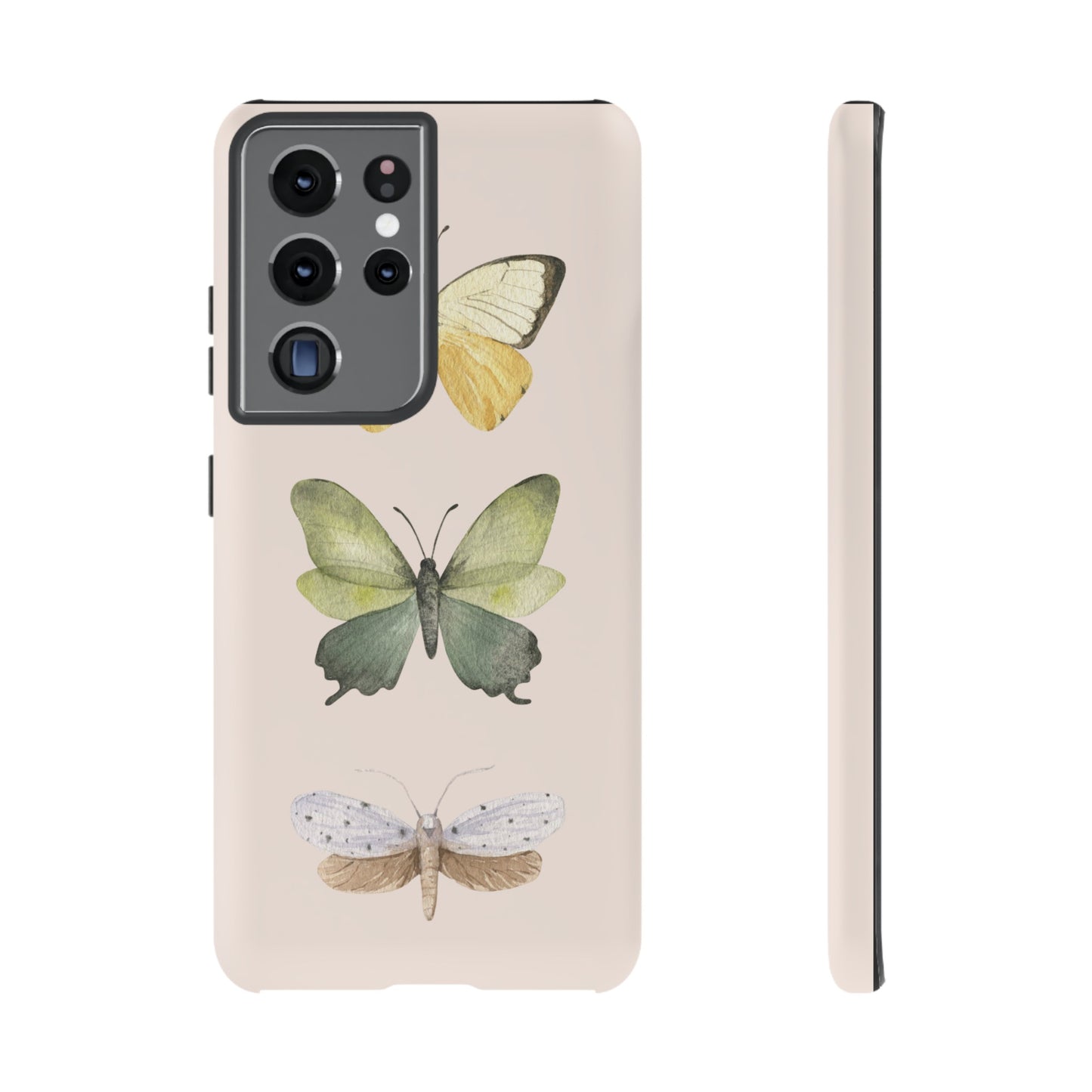 Three Butterflies Wallpaper Phone Case | iPhone 15 Plus/ Pro, 14, 13, 12| Google Pixel 7, Pro, 5| Samsung Galaxy S23 All Major Phone Models