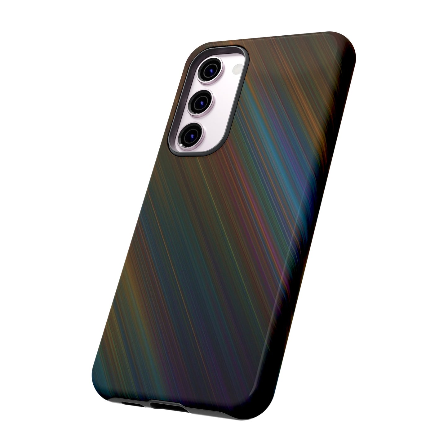 Slanted Rainbow Wallpaper Phone Case | iPhone 15 Plus/ Pro, 14, 13, 12| Google Pixel 7, Pro, 5| Samsung Galaxy S23 All Major Phone Models