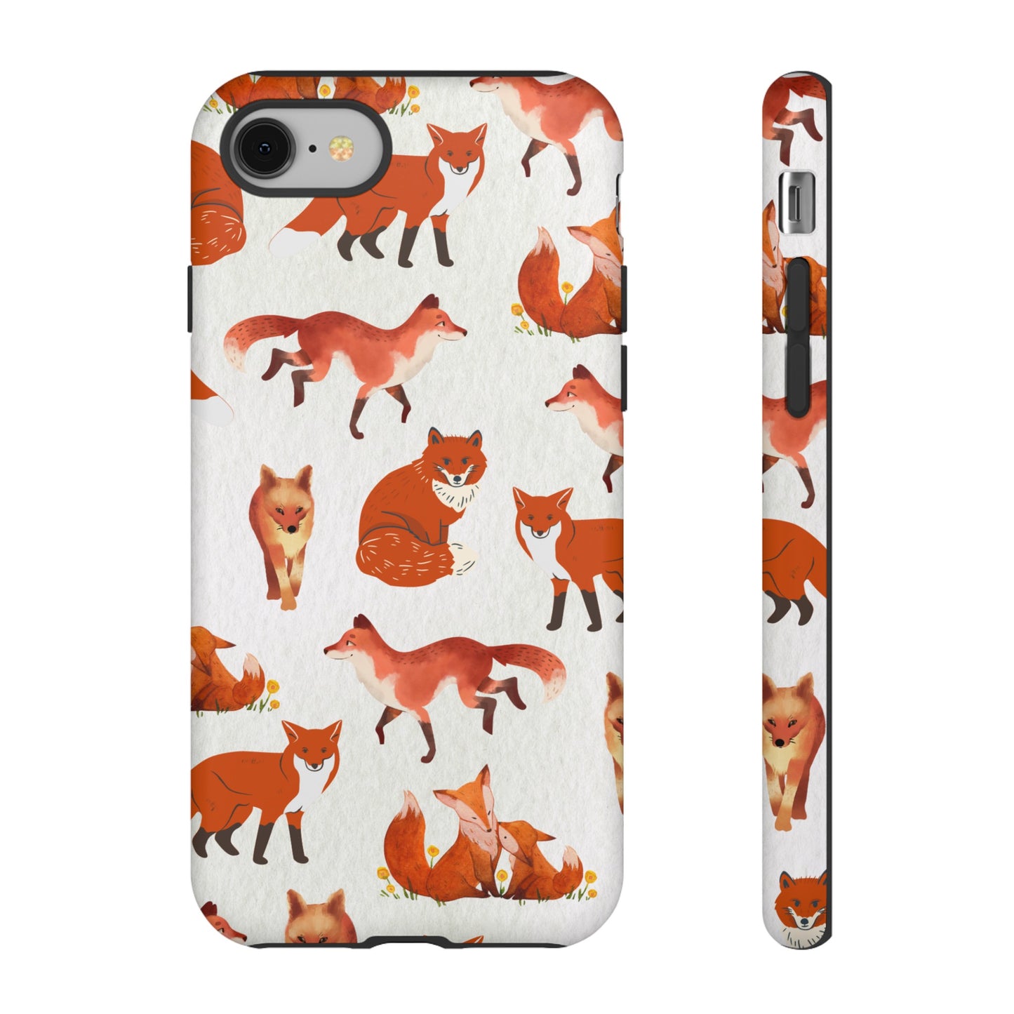 Foxes Wallpaper Phone Case | iPhone 15 Plus/ Pro, 14, 13, 12| Google Pixel 7, Pro, 5| Samsung Galaxy S23 All Major Phone Models