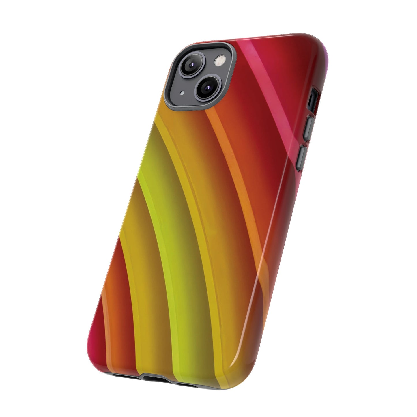 Curved Colourful Wallpaper Phone Case | iPhone 15 Plus/ Pro, 14, 13, 12| Google Pixel 7, Pro, 5| Samsung Galaxy S23 All Major Phone Models