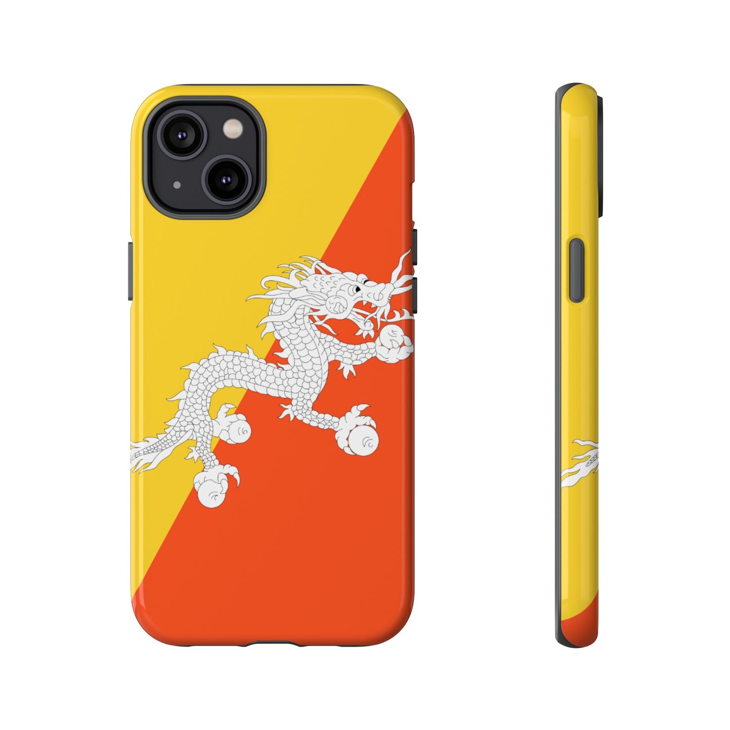 Bhutan Flag Phone Case | iPhone 15 Plus/ Pro, 14, 13, 12| Google Pixel 7, Pro, 5| Samsung Galaxy S23 All Major Phone Models