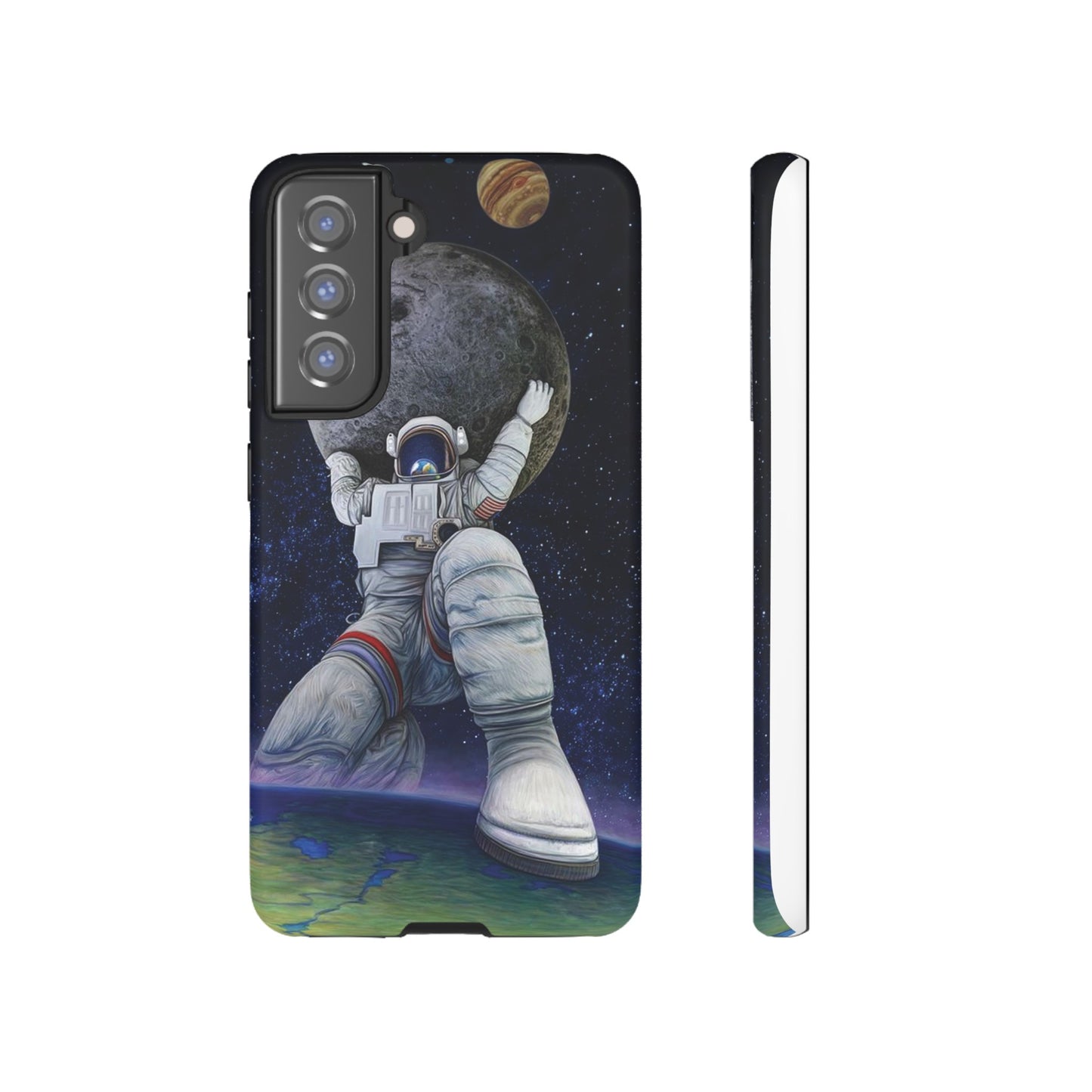 Astronaut Holding The Moon Phone Case | iPhone 15 Plus/ Pro, 14, 13, 12| Google Pixel 7, Pro, 5| Samsung Galaxy S23 All Major Phone Models