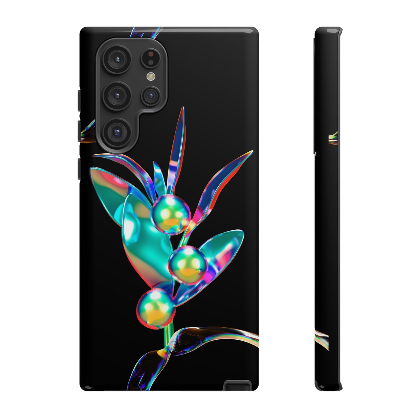 Psychedelic Flower Wallpaper Phone Case | iPhone 15 Plus/ Pro, 14, 13, 12| Google Pixel 7, Pro, 5| Samsung Galaxy S23 All Major Phone Models