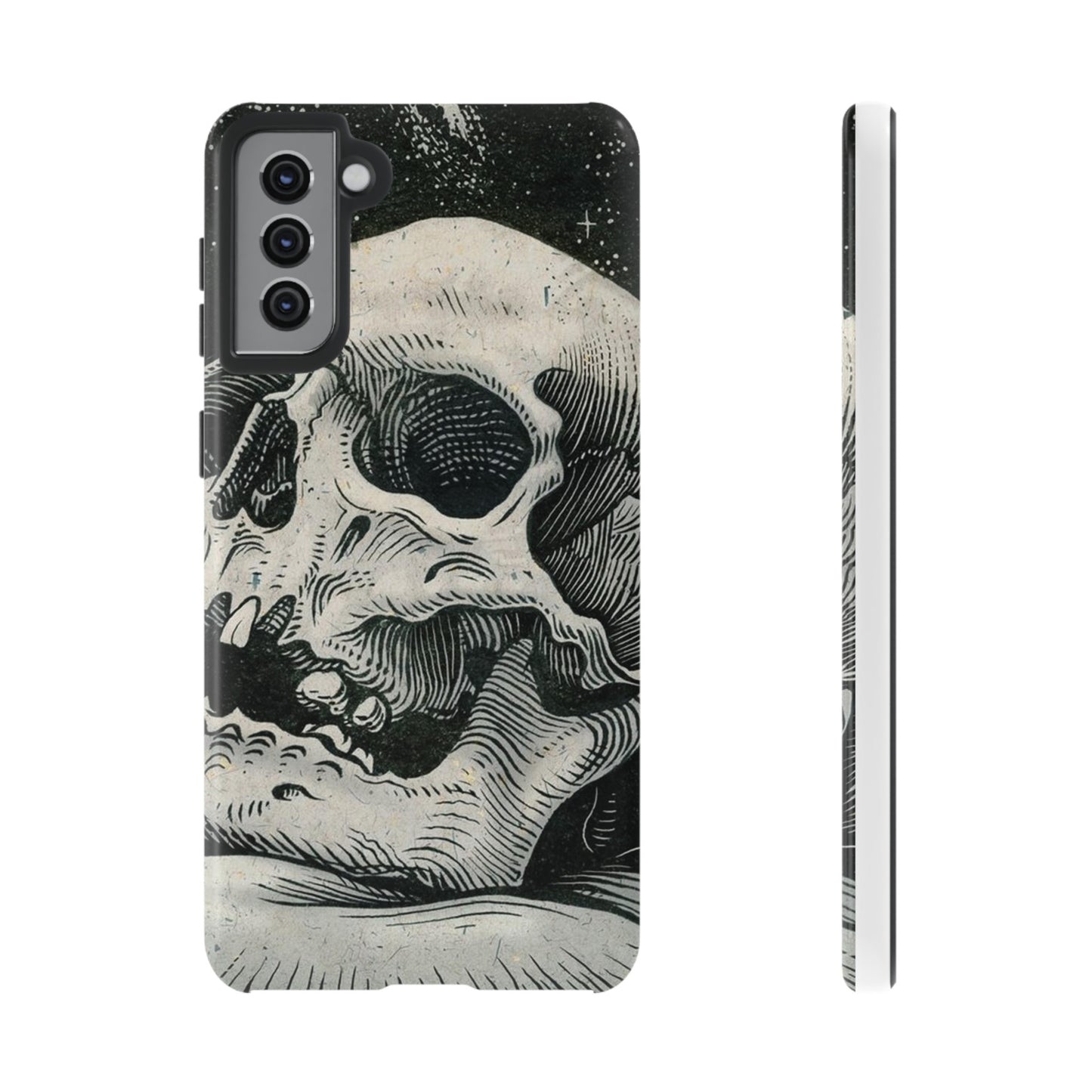 Skull Wallpaper Phone Case | iPhone 15 Plus/ Pro, 14, 13, 12| Google Pixel 7, Pro, 5| Samsung Galaxy S23 All Major Phone Models