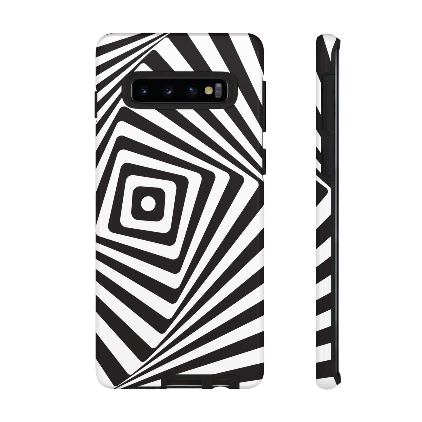 Black & White Spiral Wallpaper Phone Case | iPhone 15 Plus/ Pro, 14, 13, 12| Google Pixel 7, Pro, 5| Samsung Galaxy S23 All Major Phone Models