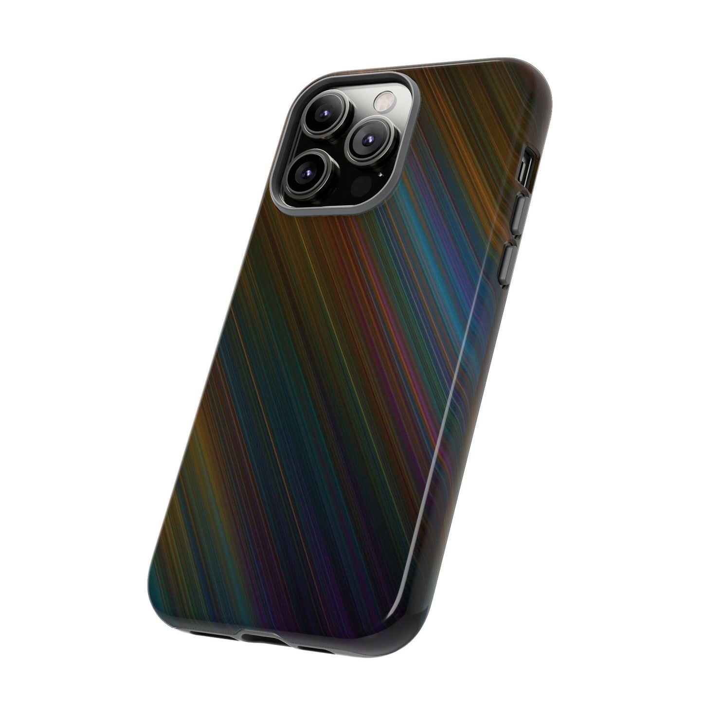 Slanted Rainbow Wallpaper Phone Case | iPhone 15 Plus/ Pro, 14, 13, 12| Google Pixel 7, Pro, 5| Samsung Galaxy S23 All Major Phone Models