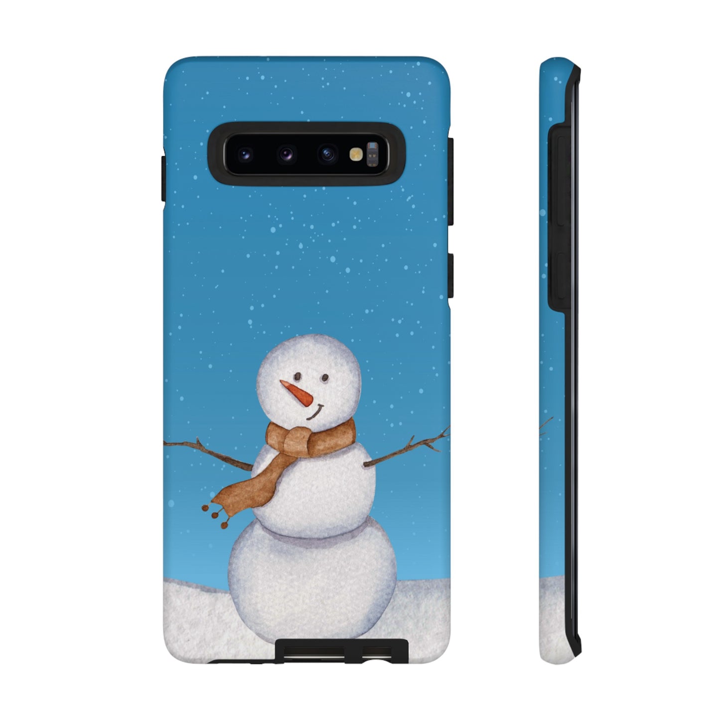 Snowman Wallpaper Phone Case | iPhone 15 Plus/ Pro, 14, 13, 12| Google Pixel 7, Pro, 5| Samsung Galaxy S23 All Major Phone Models