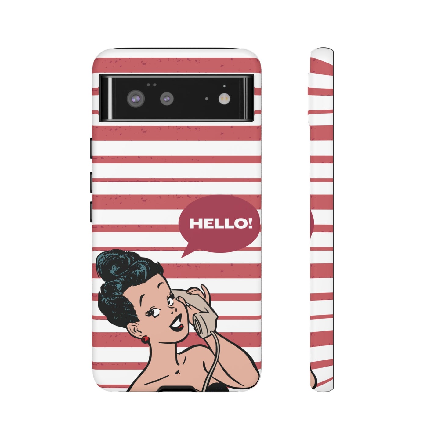 Hello! Wallpaper Phone Case | iPhone 15 Plus/ Pro, 14, 13, 12| Google Pixel 7, Pro, 5| Samsung Galaxy S23 All Major Phone Models