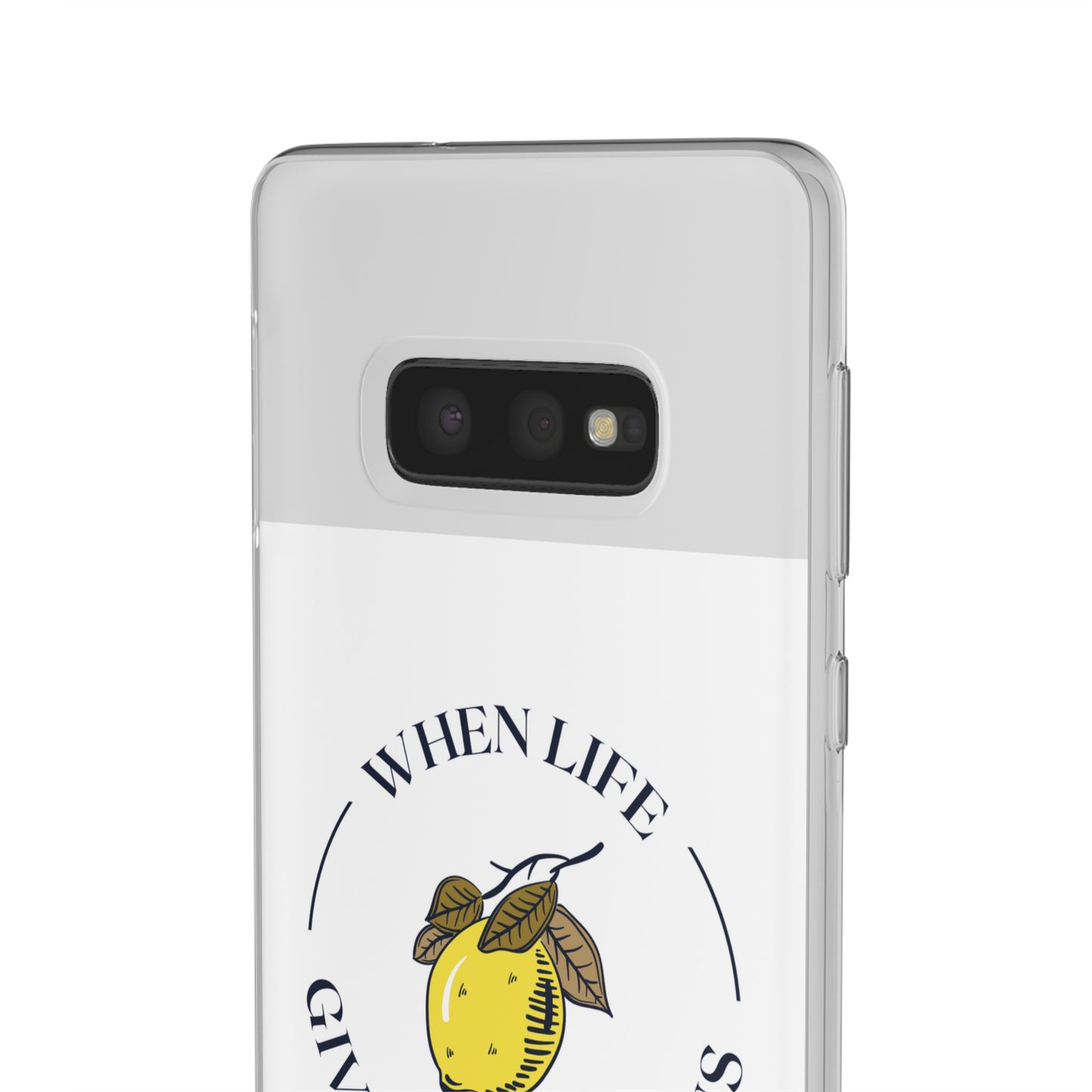 When Life Gives You Lemons Phone Case | iPhone 15 Plus/ Pro, 14, 13, 12| Samsung Galaxy S23 Models