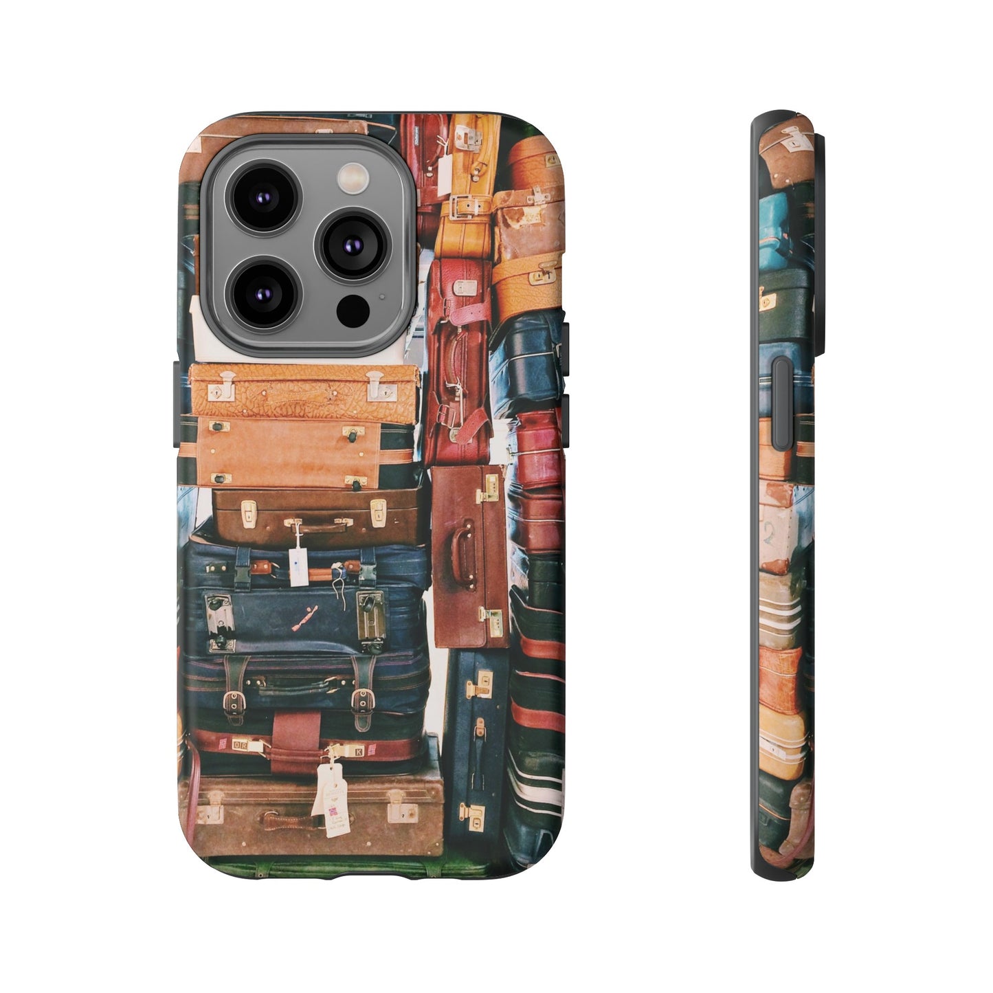 Suitcase Wallpaper Phone Case | iPhone 15 Plus/ Pro, 14, 13, 12| Google Pixel 7, Pro, 5| Samsung Galaxy S23 All Major Phone Models