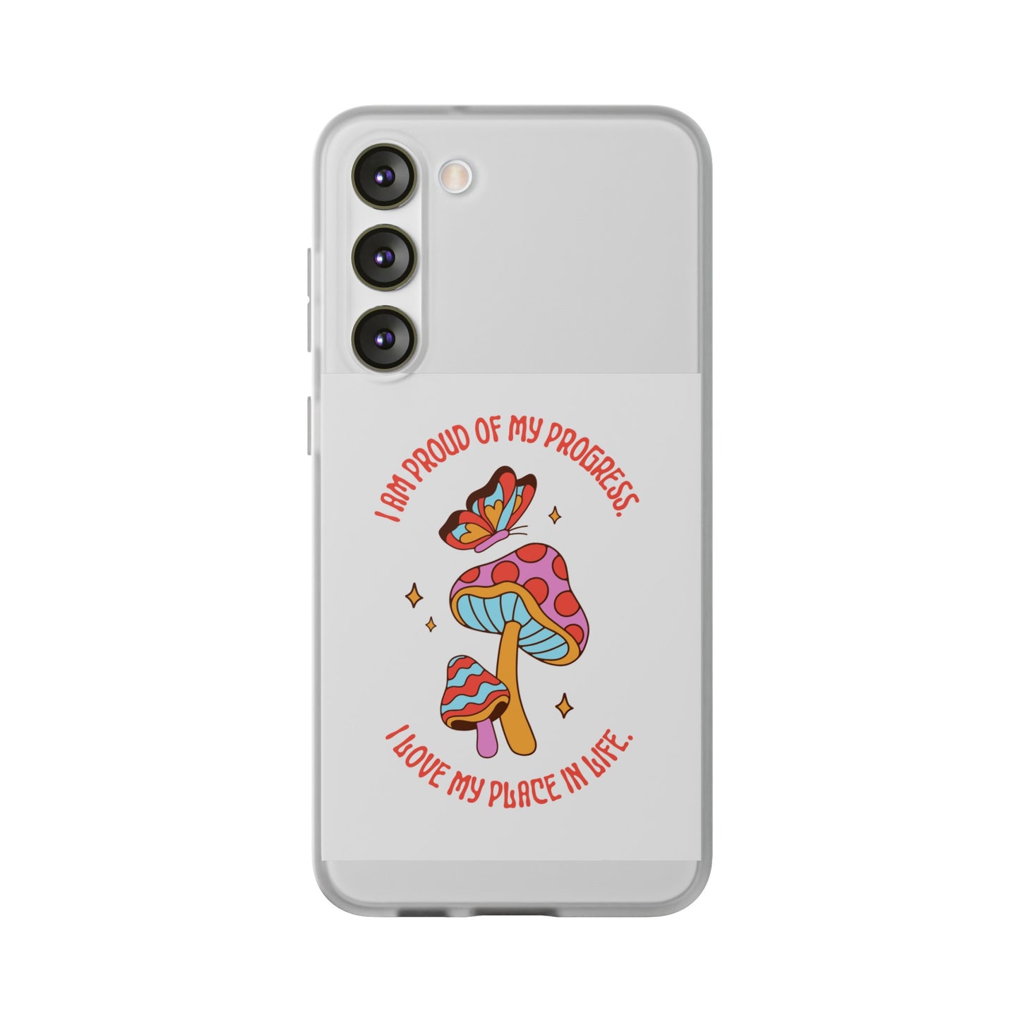 Cute Mushrooms Wallpaper Phone Case | iPhone 15 Plus/ Pro, 14, 13, 12|Samsung Galaxy Models