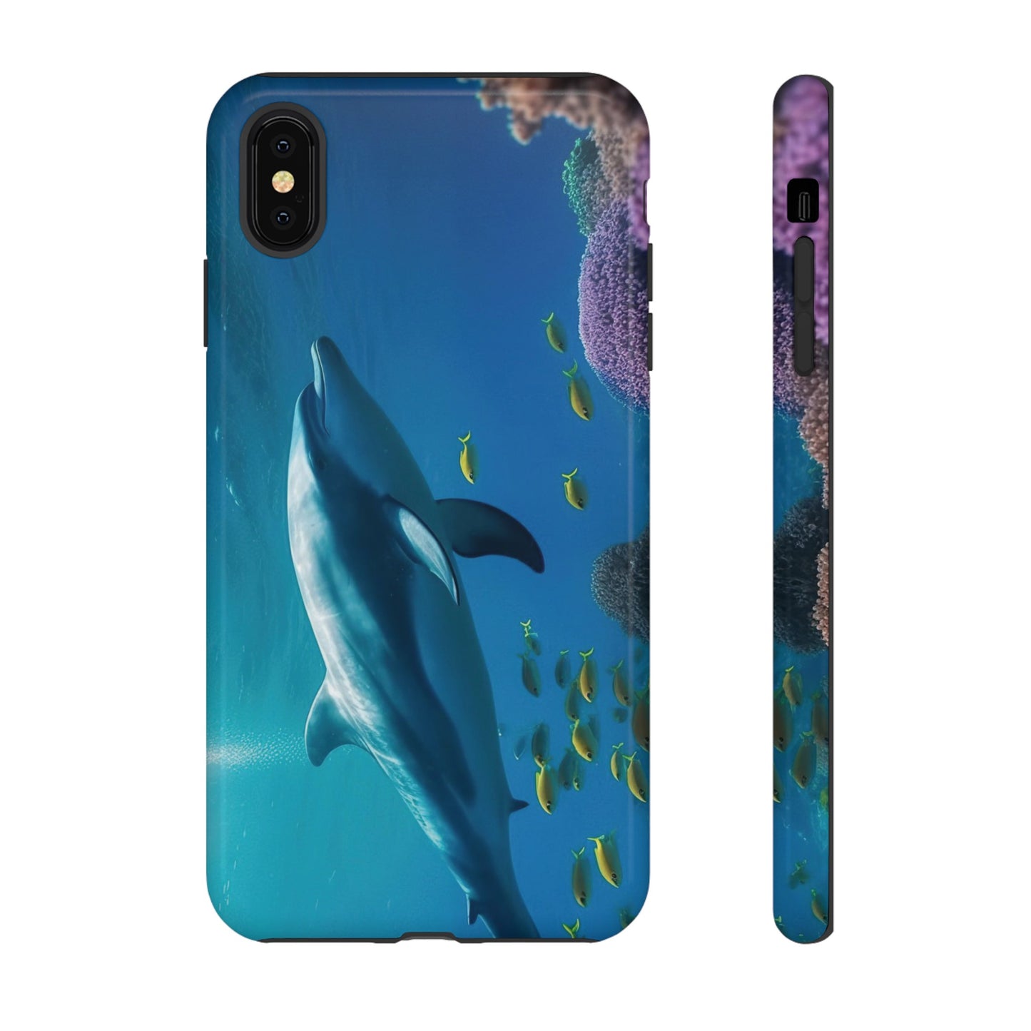 Dolphin Wallpaper Phone Case | iPhone 15 Plus/ Pro, 14, 13, 12| Google Pixel 7, Pro, 5| Samsung Galaxy S23 All Major Phone Models