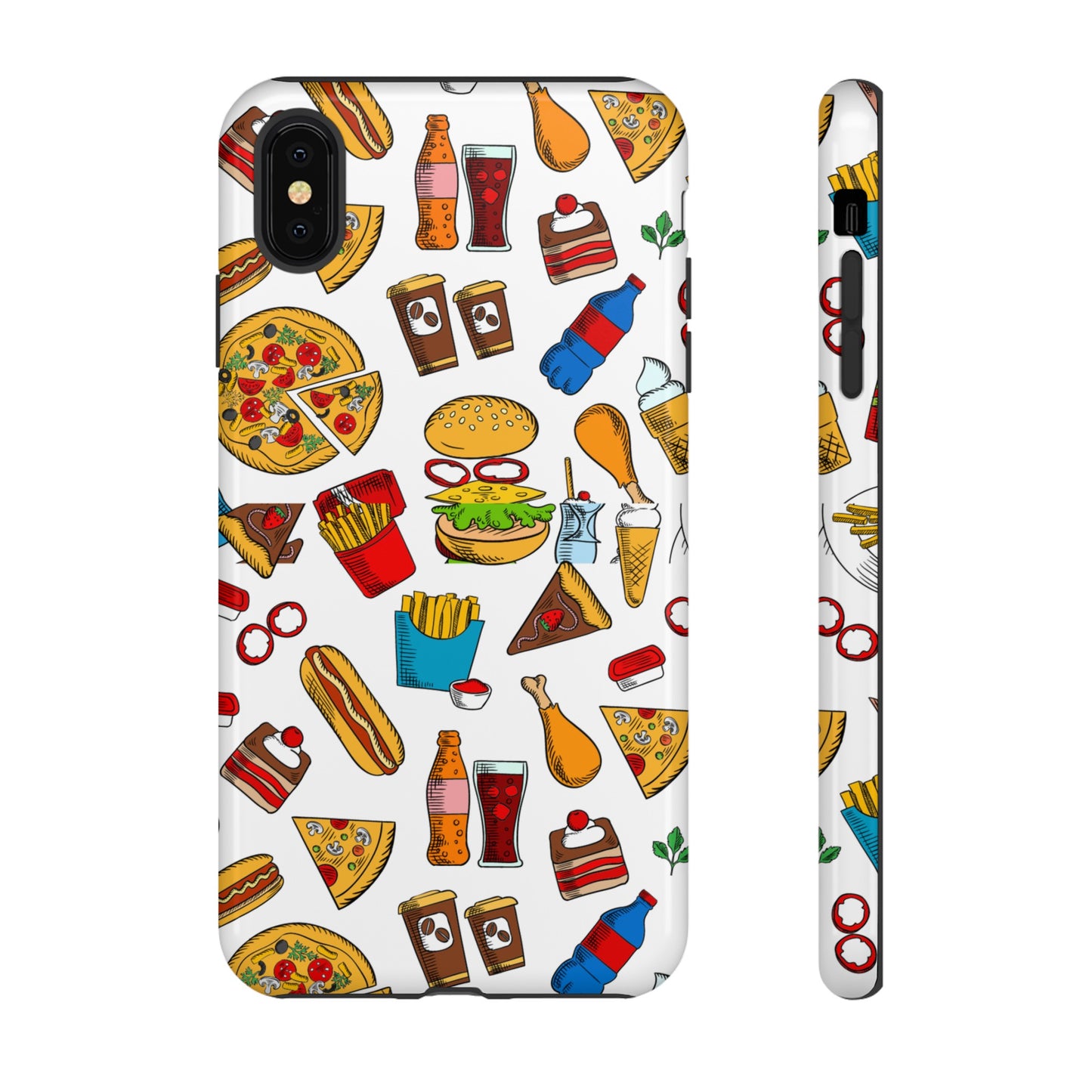 Fast Food Wallpaper Phone Case | iPhone 15 Plus/ Pro, 14, 13, 12| Google Pixel 7, Pro, 5| Samsung Galaxy S23 All Major Phone Models