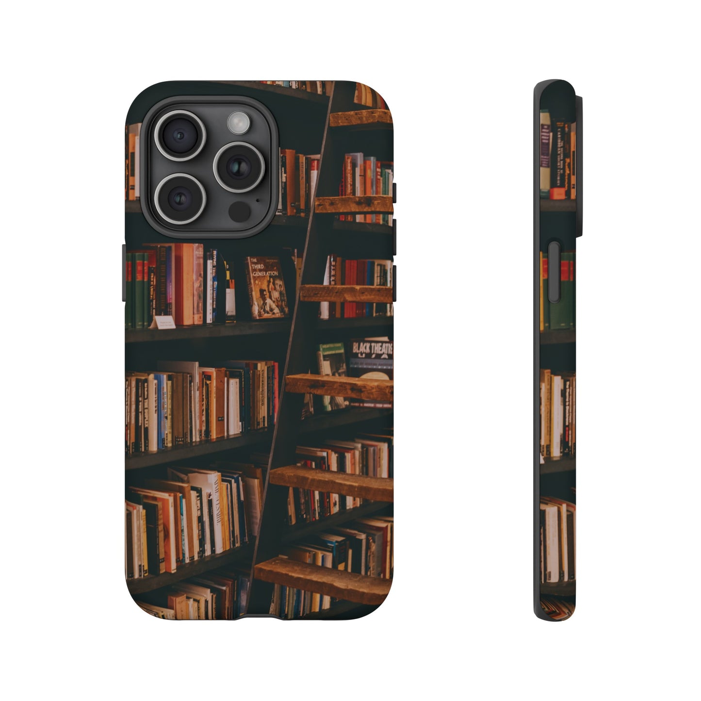 Bookcase Wallpaper Phone Case | iPhone 15 Plus/ Pro, 14, 13, 12| Google Pixel 7, Pro, 5| Samsung Galaxy S23 All Major Phone Models