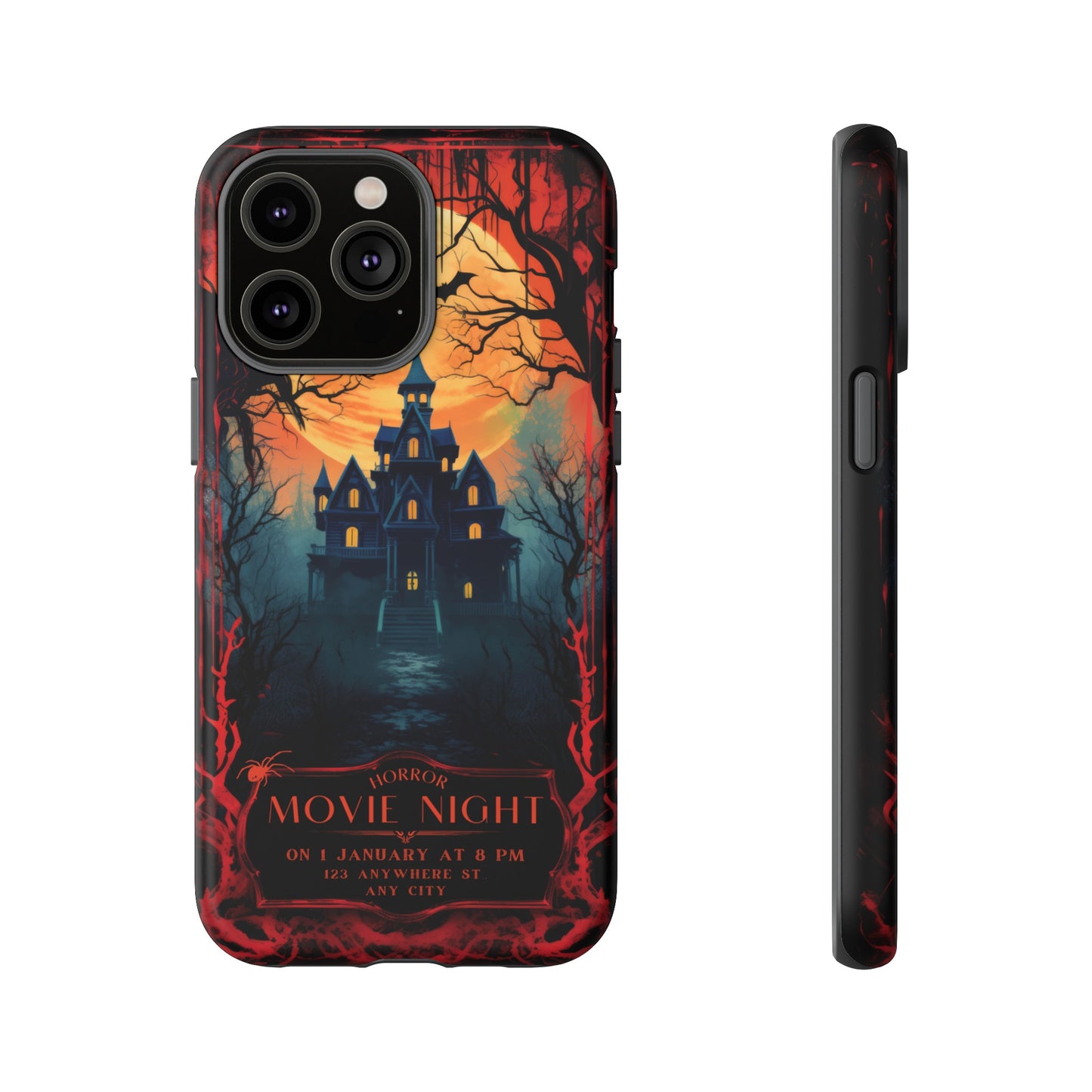 Horror Movie Night Phone Case | iPhone 15 Plus/ Pro, 14, 13, 12| Google Pixel 7, Pro, 5| Samsung Galaxy S23 All Major Phone Models