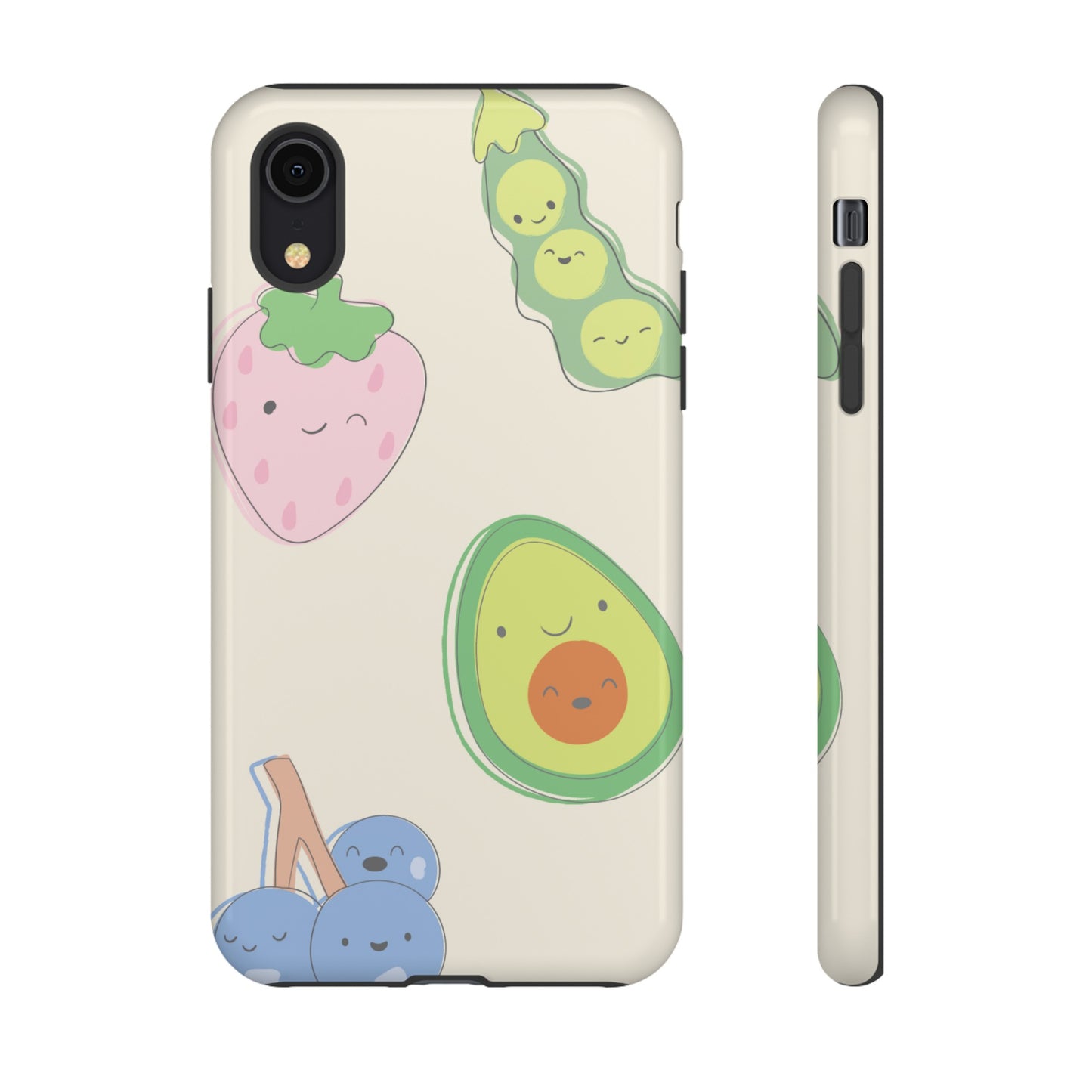 Happy Food Wallpaper Phone Case | iPhone 15 Plus/ Pro, 14, 13, 12| Google Pixel 7, Pro, 5| Samsung Galaxy S23 All Major Phone Models