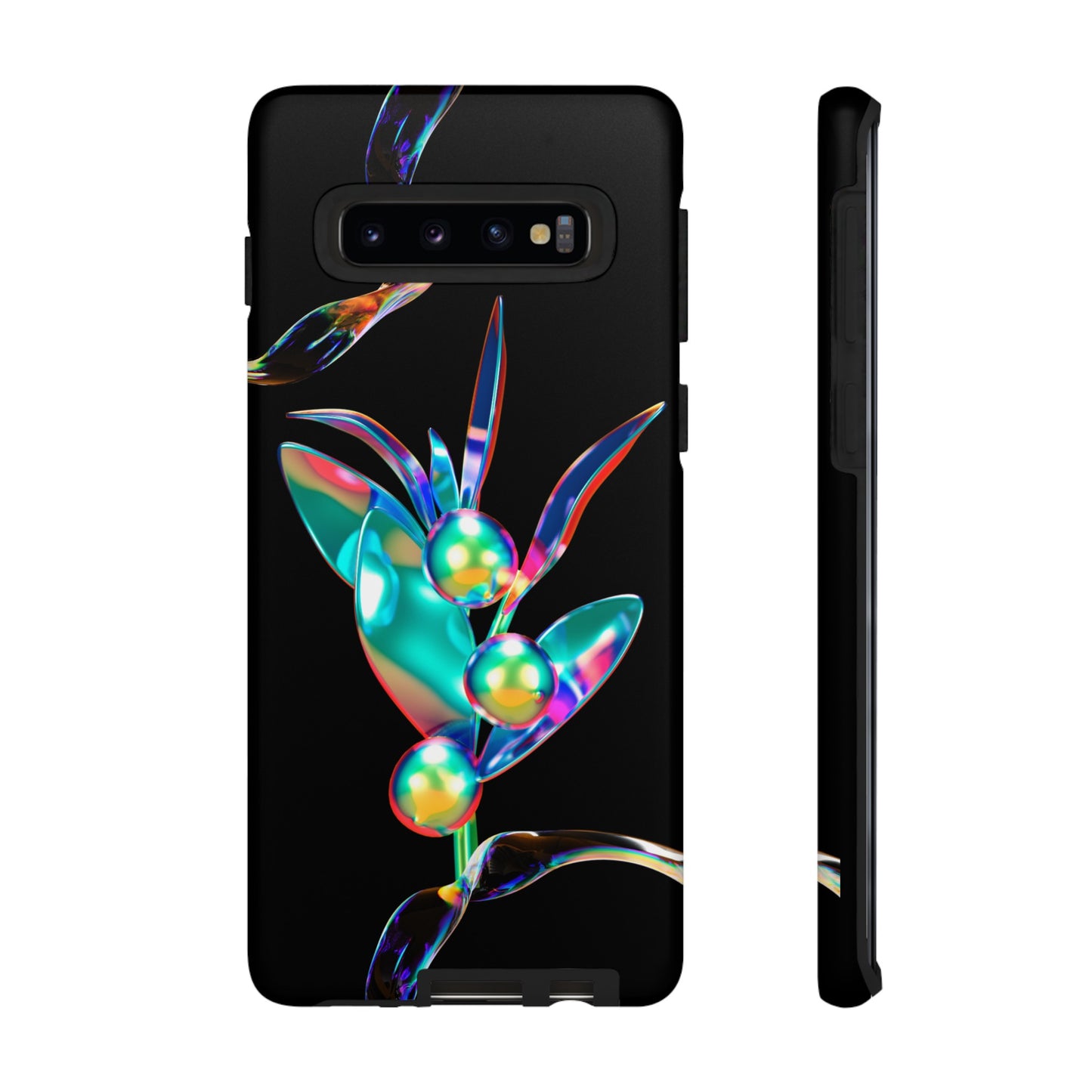 Psychedelic Flower Wallpaper Phone Case | iPhone 15 Plus/ Pro, 14, 13, 12| Google Pixel 7, Pro, 5| Samsung Galaxy S23 All Major Phone Models