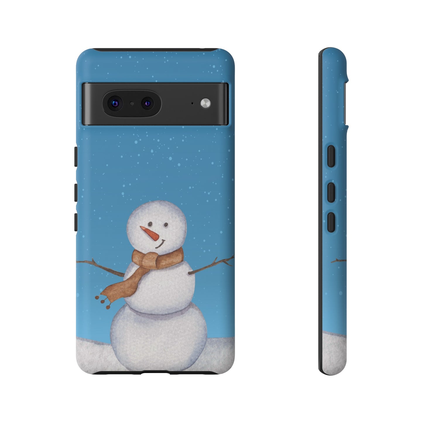 Snowman Wallpaper Phone Case | iPhone 15 Plus/ Pro, 14, 13, 12| Google Pixel 7, Pro, 5| Samsung Galaxy S23 All Major Phone Models