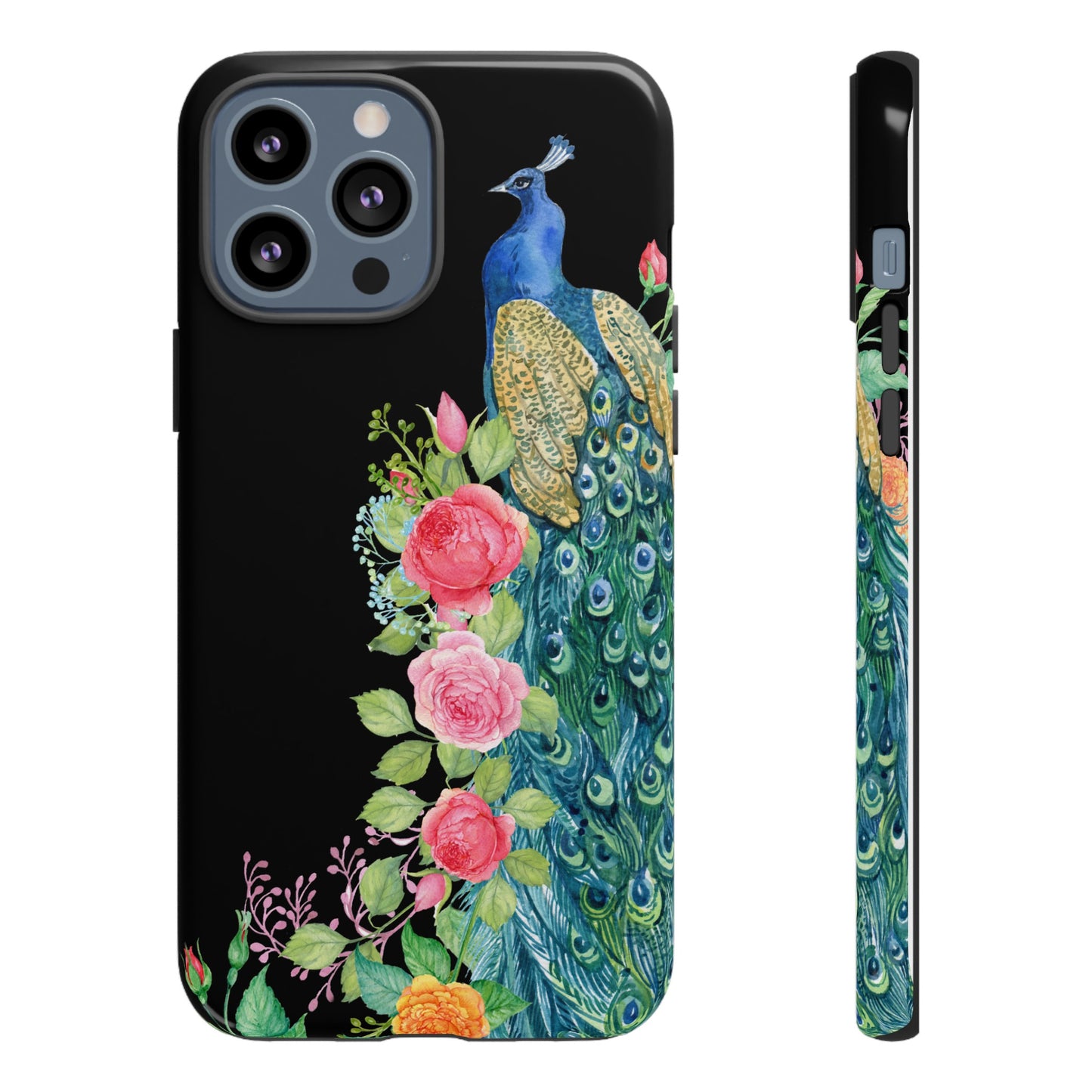 Peacock Wallpaper Phone Case | iPhone 15 Plus/ Pro, 14, 13, 12| Google Pixel 7, Pro, 5| Samsung Galaxy S23 All Major Phone Models