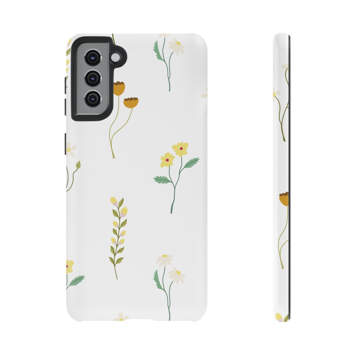 Delicate Floral Wallpaper Phone Case | iPhone 15 Plus/ Pro, 14, 13, 12| Google Pixel 7, Pro, 5| Samsung Galaxy S23 All Major Phone Models