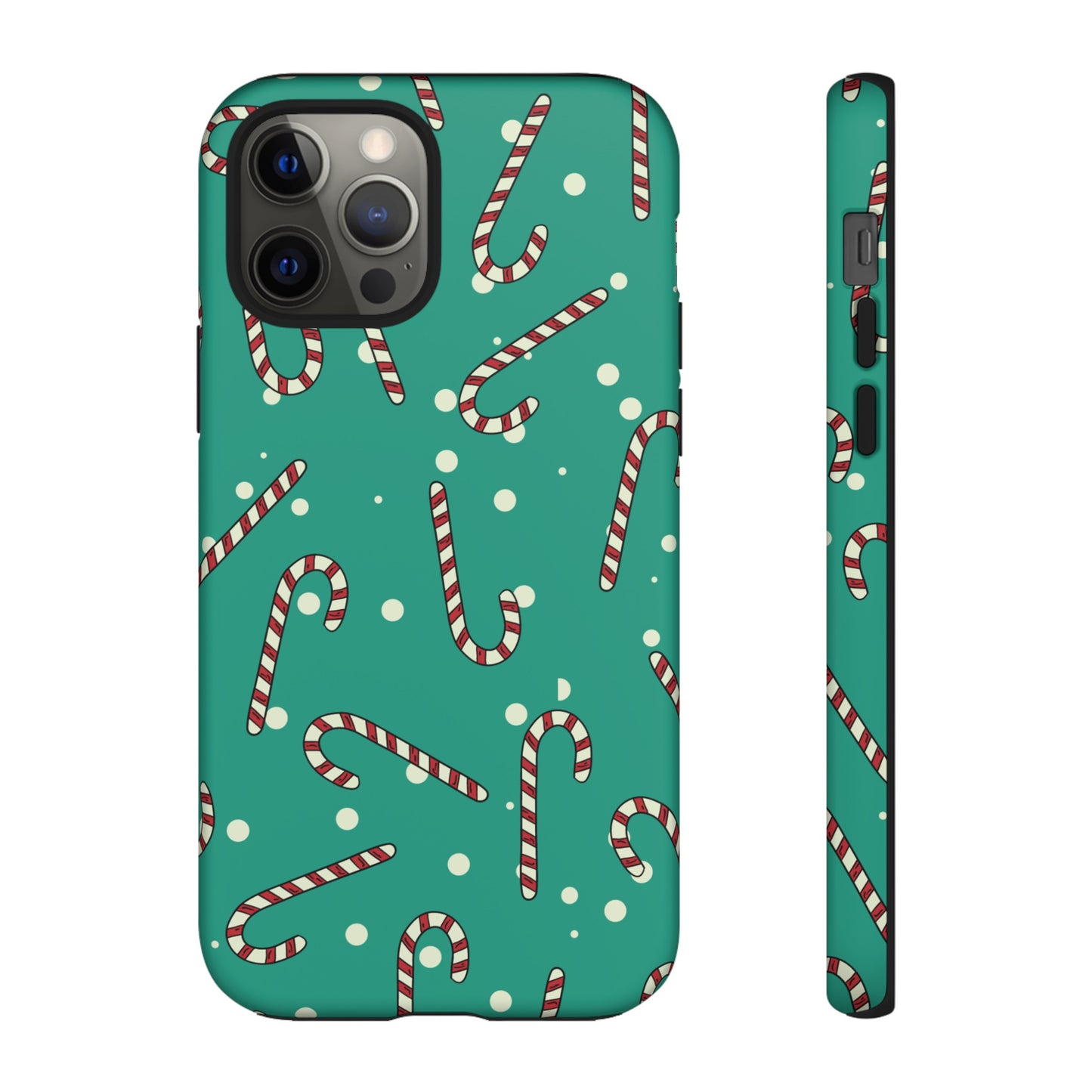 Candycane Wallpaper Phone Case | iPhone 15 Plus/ Pro, 14, 13, 12| Google Pixel 7, Pro, 5| Samsung Galaxy S23 All Major Phone Models