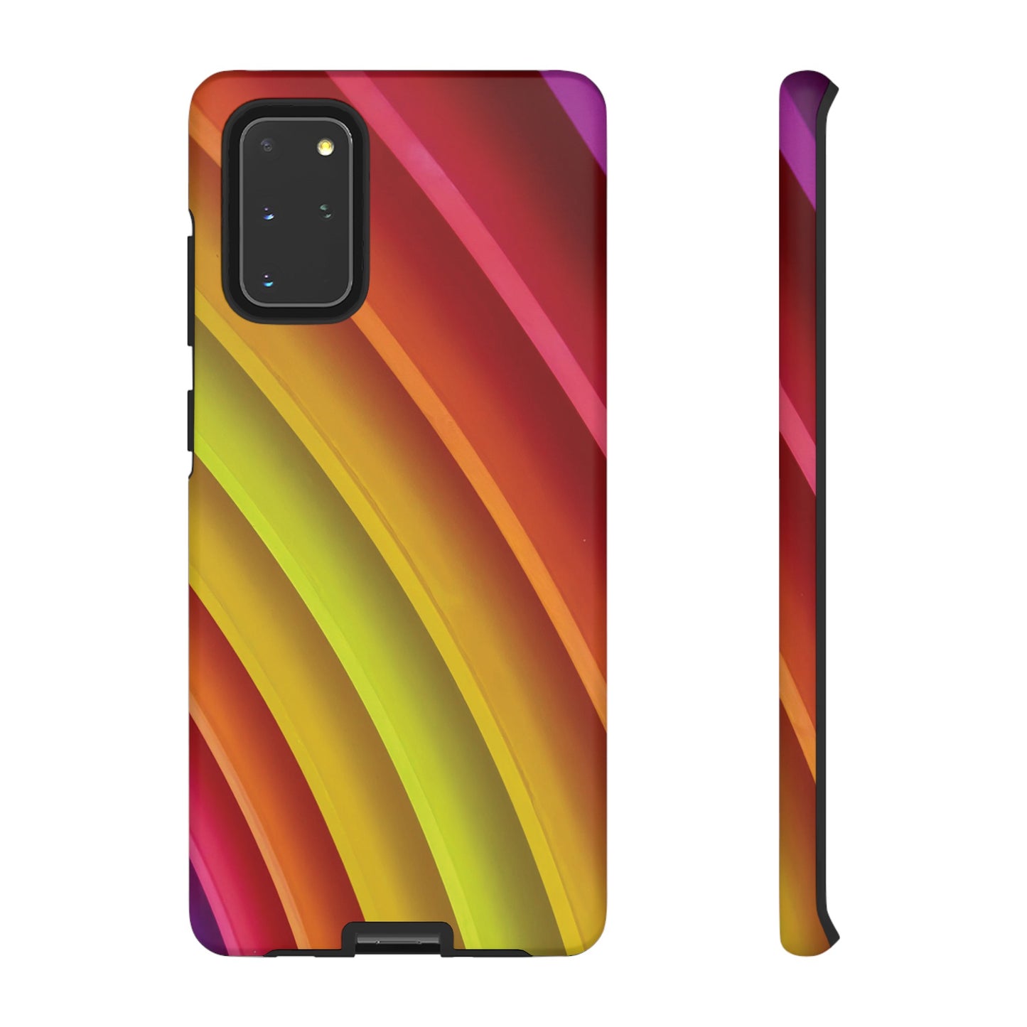 Curved Colourful Wallpaper Phone Case | iPhone 15 Plus/ Pro, 14, 13, 12| Google Pixel 7, Pro, 5| Samsung Galaxy S23 All Major Phone Models