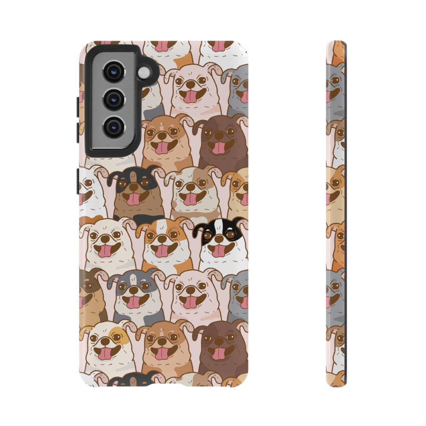 Dog Line Up Phone Case | iPhone 15 Plus/ Pro, 14, 13, 12| Google Pixel 7, Pro, 5| Samsung Galaxy S23 All Major Phone Models