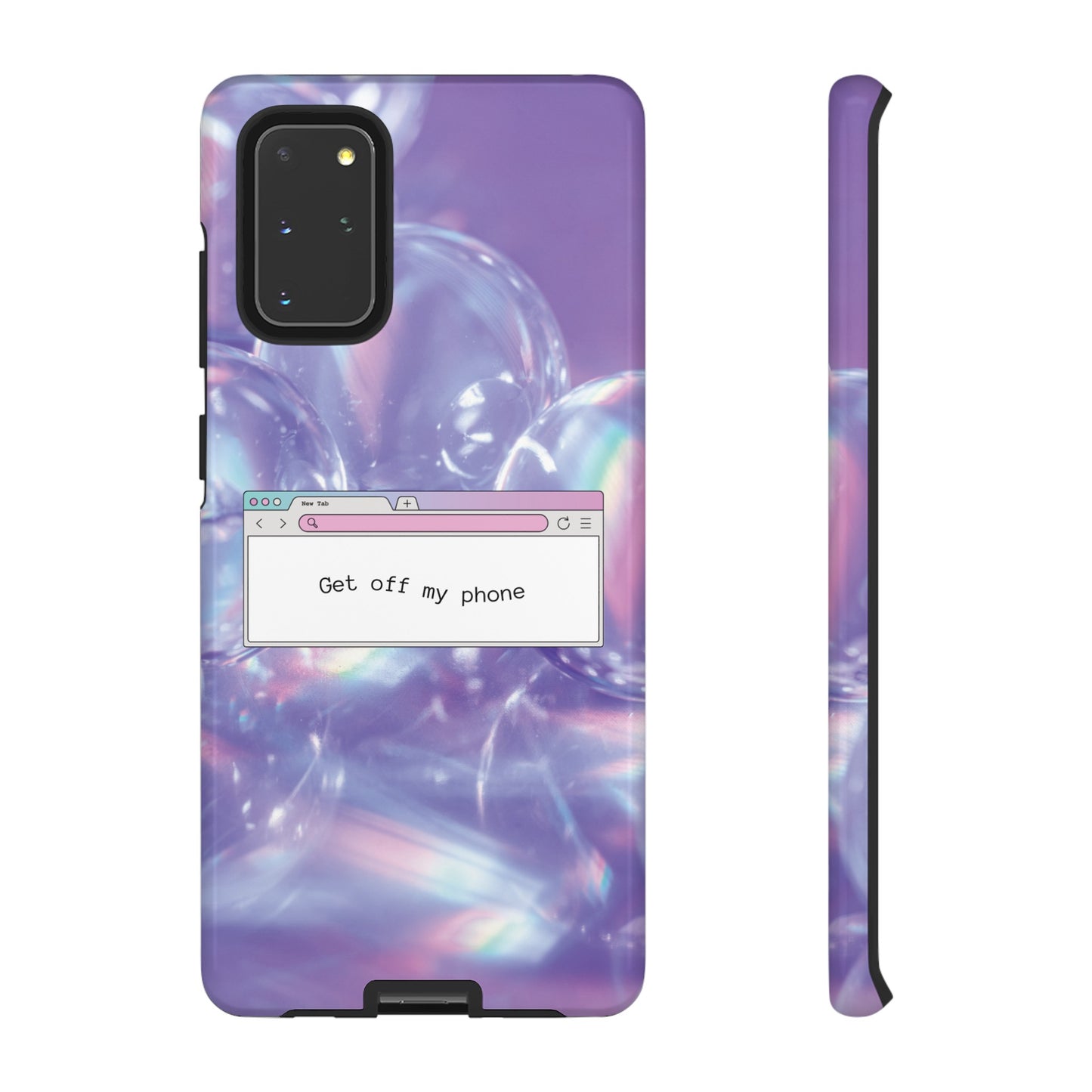 Get Off My Phone Wallpaper Phone Case | iPhone 15 Plus/ Pro, 14, 13, 12| Google Pixel 7, Pro, 5| Samsung Galaxy S23 All Major Phone Models