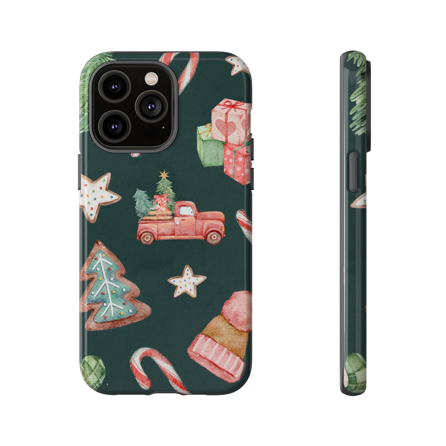 Festive Christmas Wallpaper Phone Case | iPhone 15 Plus/ Pro, 14, 13, 12| Google Pixel 7, Pro, 5| Samsung Galaxy S23 All Major Phone Models