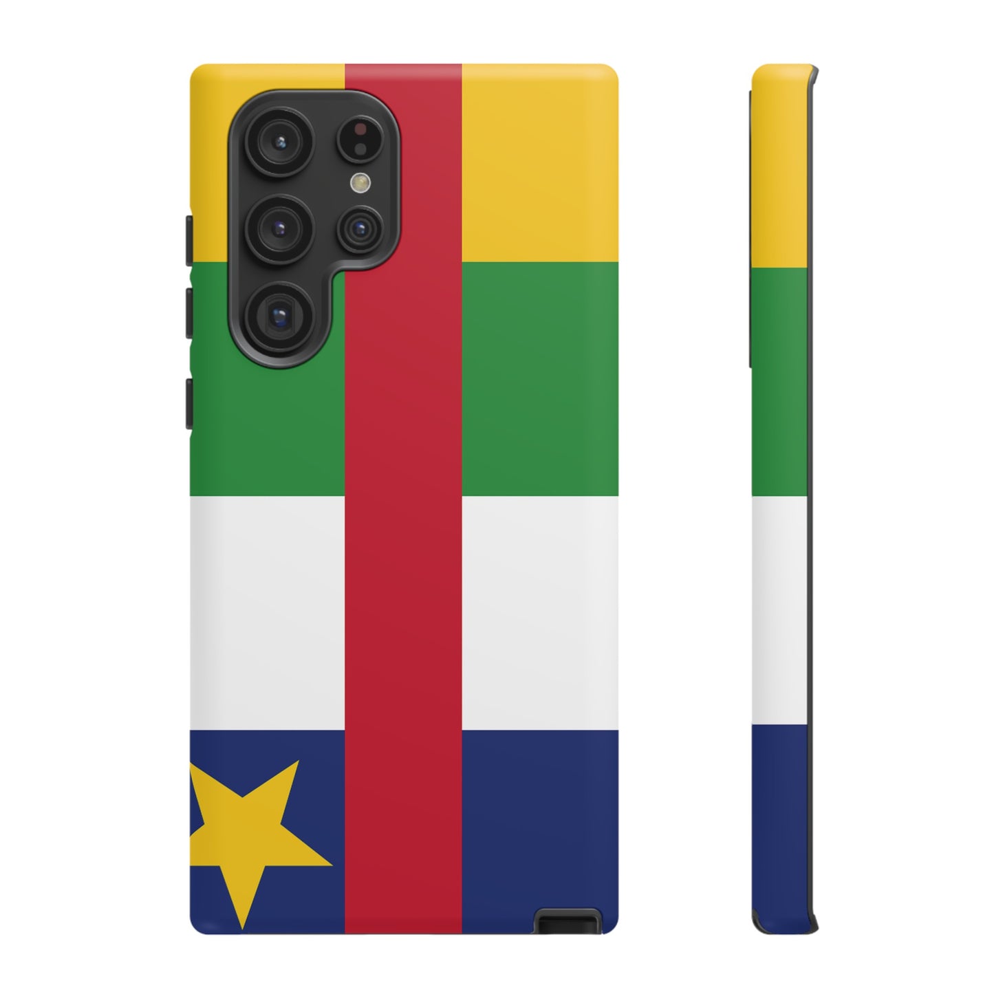 Central African Republic Flag Phone Case | iPhone 15 Plus/ Pro, 14, 13, 12| Google Pixel 7, Pro, 5| Samsung Galaxy S23 All Major Phone Models