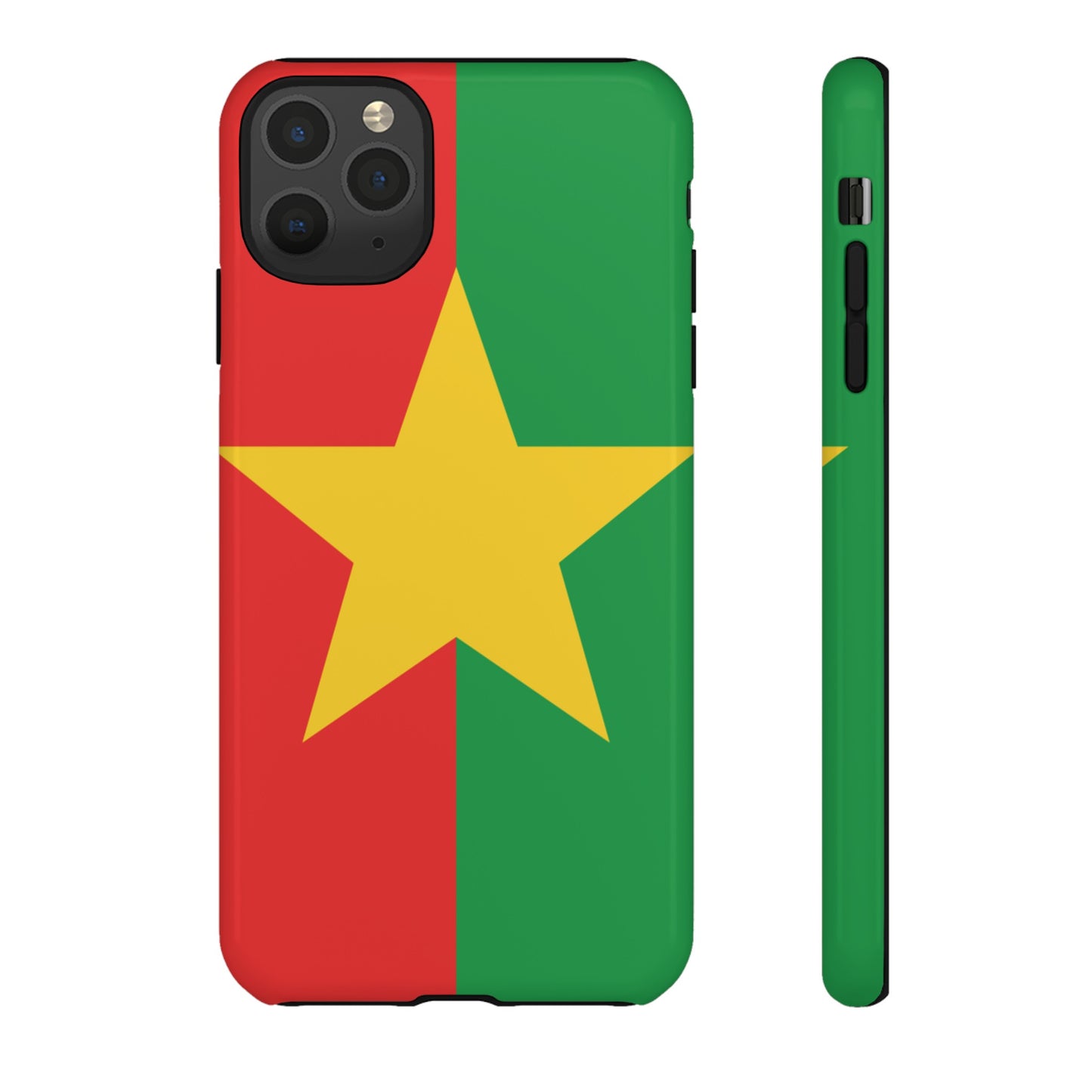 Burkina Faso Flag Phone Case | iPhone 15 Plus/ Pro, 14, 13, 12| Google Pixel 7, Pro, 5| Samsung Galaxy S23 All Major Phone Models