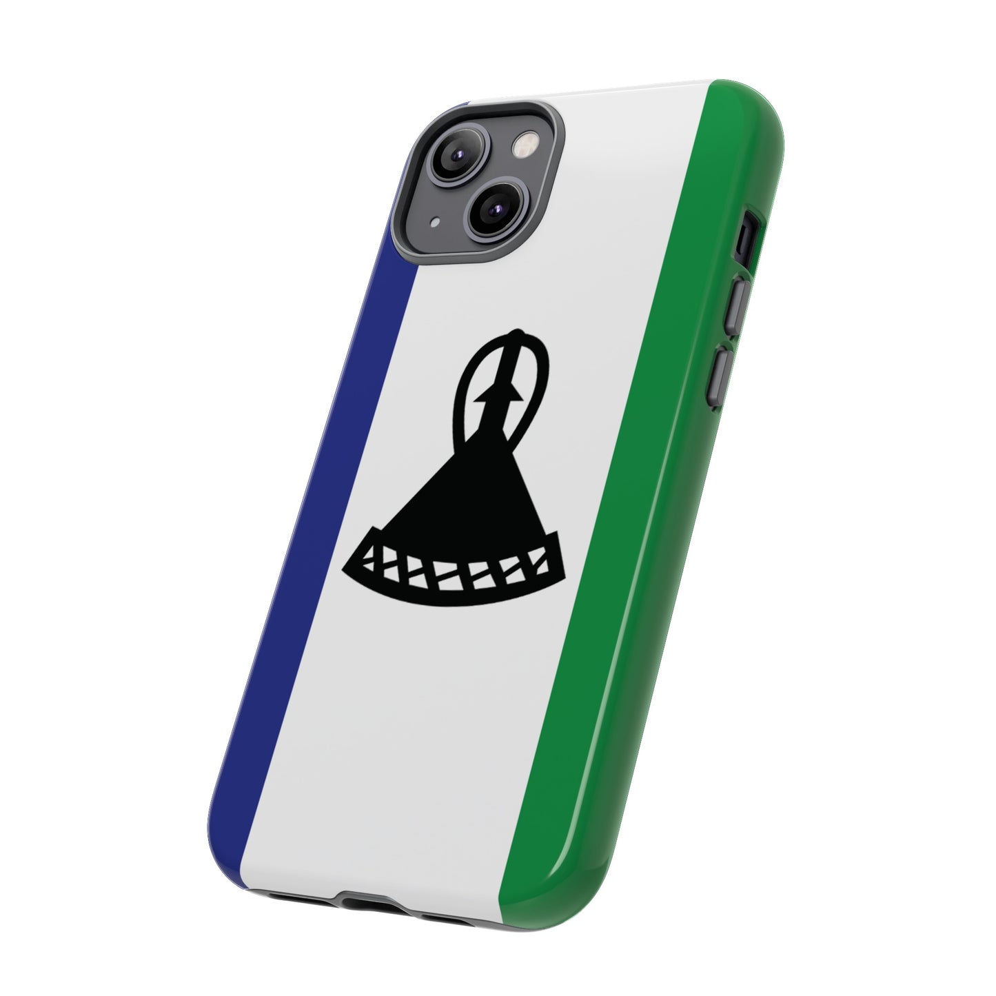 Lesotho Flag Phone Case | iPhone 15 Plus/ Pro, 14, 13, 12| Google Pixel 7, Pro, 5| Samsung Galaxy S23 All Major Phone Models