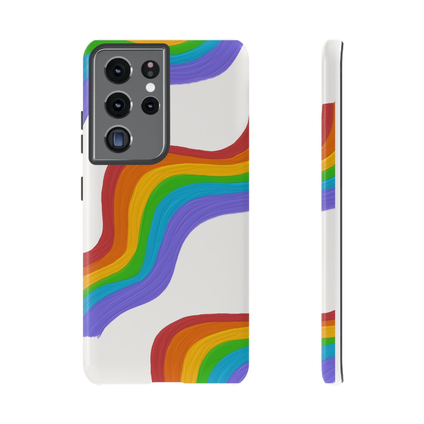 Rainbow Wallpaper Phone Case | iPhone 15 Plus/ Pro, 14, 13, 12| Google Pixel 7, Pro, 5| Samsung Galaxy S23 All Major Phone Models