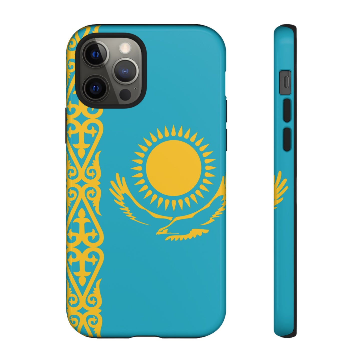 Kazakhstan Flag Phone Case | iPhone 15 Plus/ Pro, 14, 13, 12| Google Pixel 7, Pro, 5| Samsung Galaxy S23 All Major Phone Models