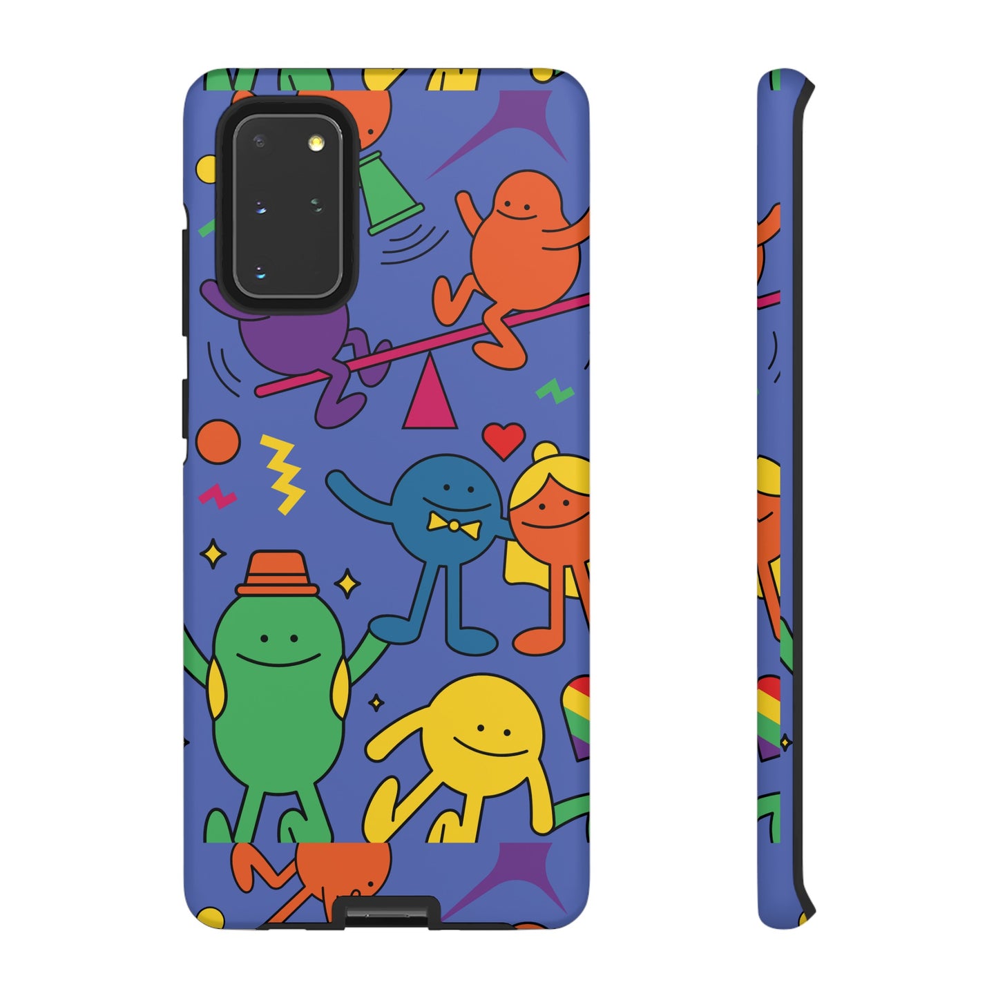 Colourful Cartoon Wallpaper Phone Case | iPhone 15 Plus/ Pro, 14, 13, 12| Google Pixel 7, Pro, 5| Samsung Galaxy S23 All Major Phone Models