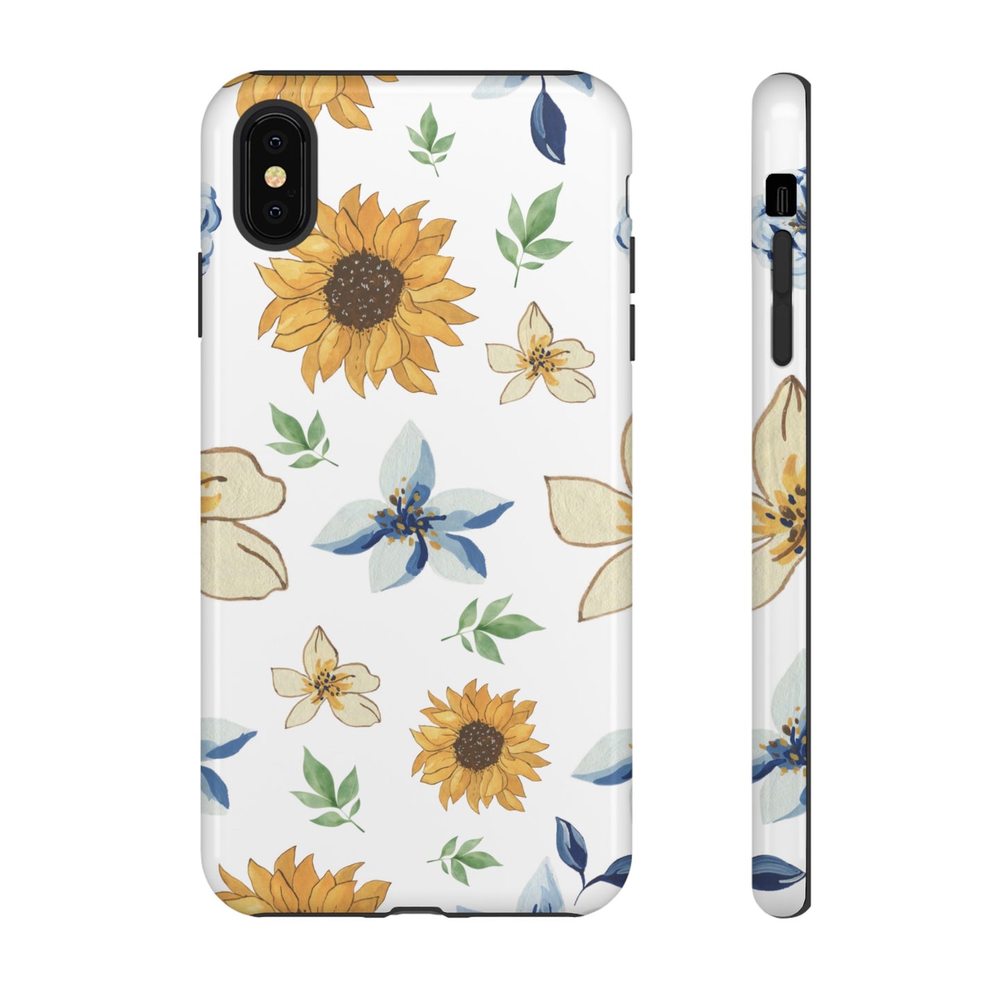 Beautiful Watercolour Flower Wallpaper Phone Case | iPhone 15 Plus/ Pro, 14, 13, 12| Google Pixel 7, Pro, 5| Samsung Galaxy S23 All Major Phone Models