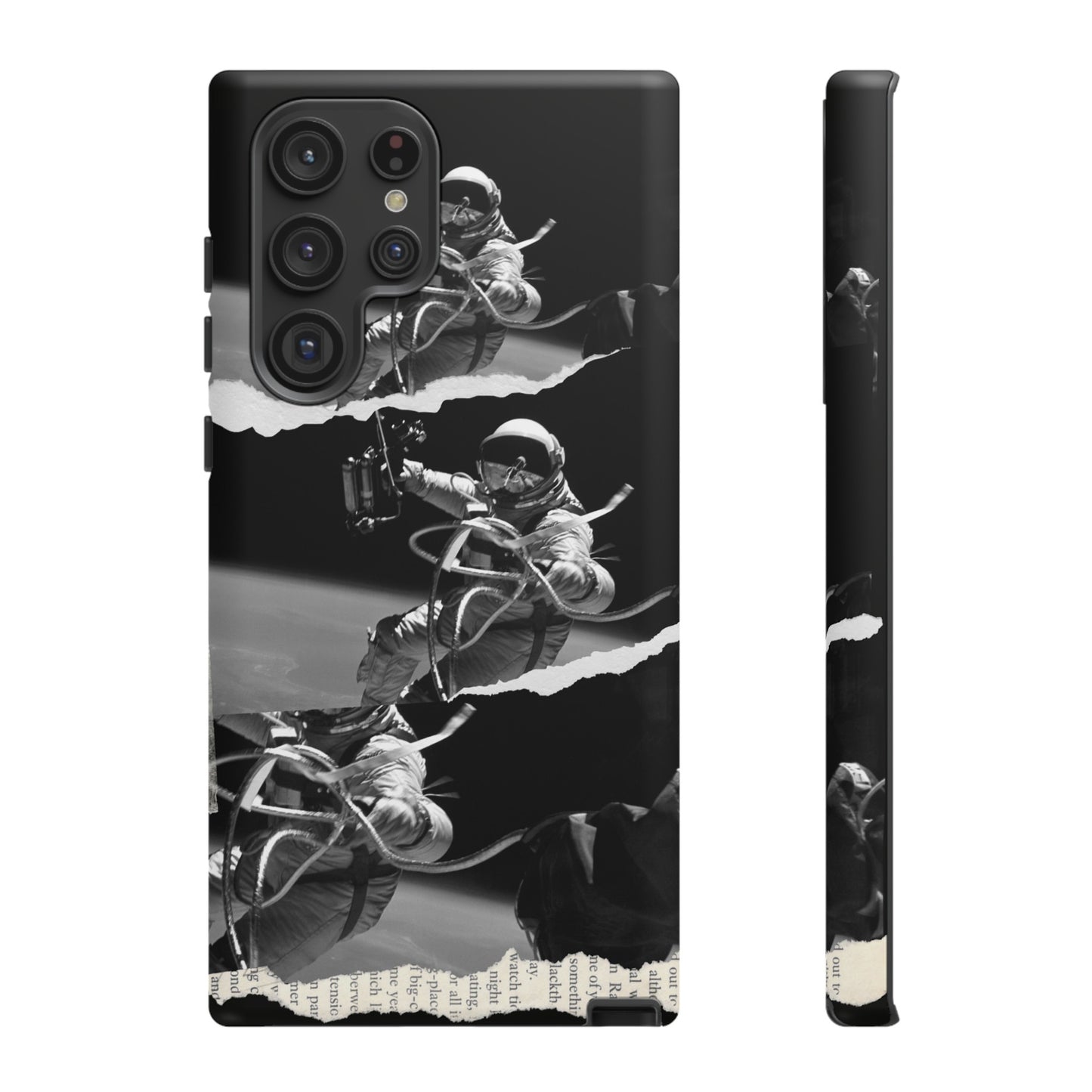 Astronaut Collage Phone Case | iPhone 15 Plus/ Pro, 14, 13, 12| Google Pixel 7, Pro, 5| Samsung Galaxy S23 All Major Phone Models