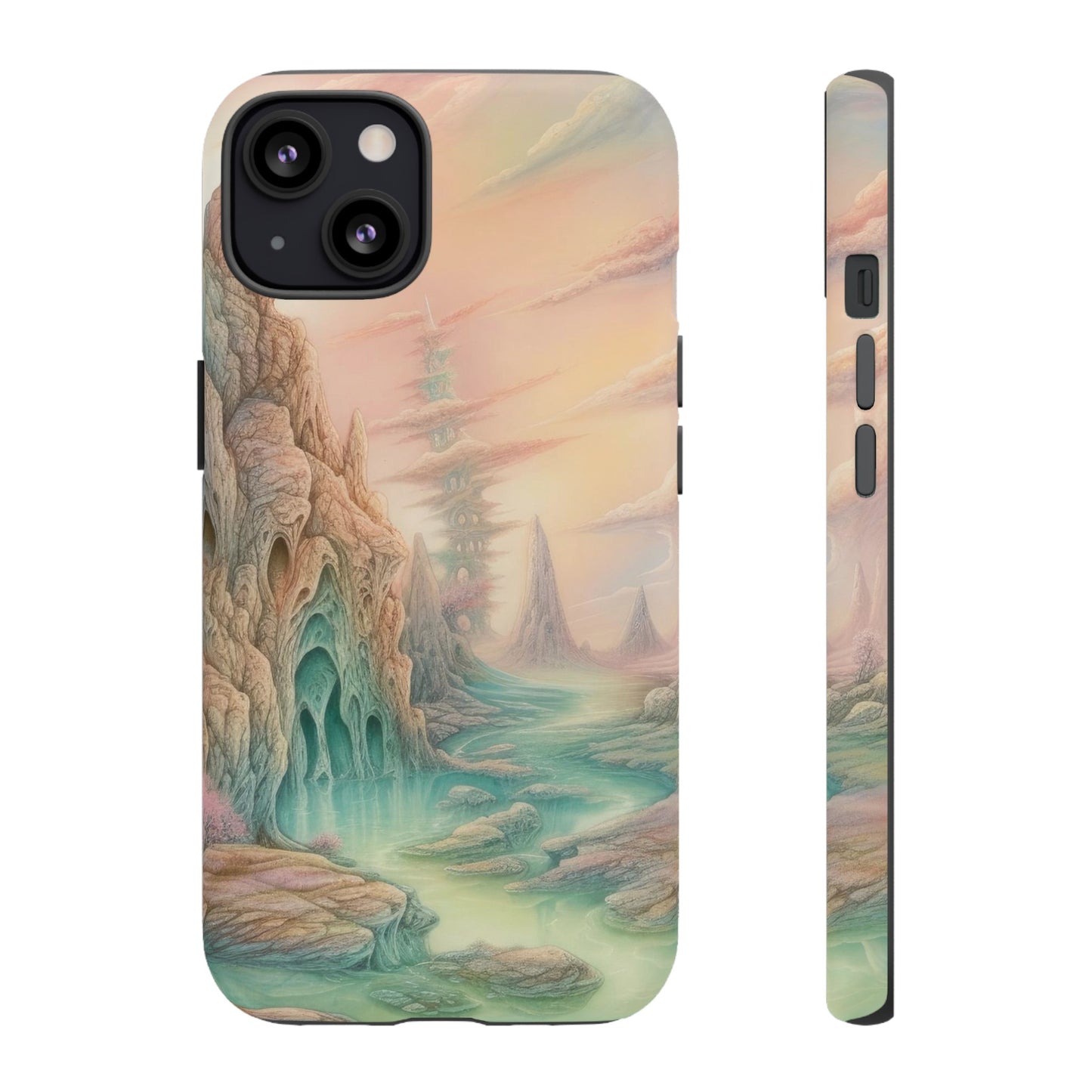 Caves Sci-Fi Wallpaper Phone Case | iPhone 15 Plus/ Pro, 14, 13, 12| Google Pixel 7, Pro, 5| Samsung Galaxy S23 All Major Phone Models