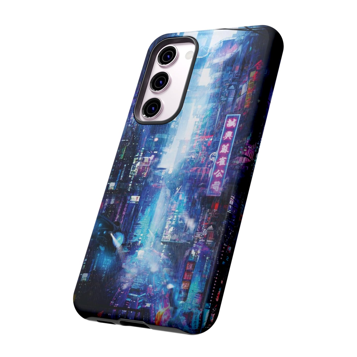 Night Life Futuristic City Wallpaper Phone Case | iPhone 15 Plus/ Pro, 14, 13, 12| Google Pixel 7, Pro, 5| Samsung Galaxy S23 All Major Phone Models