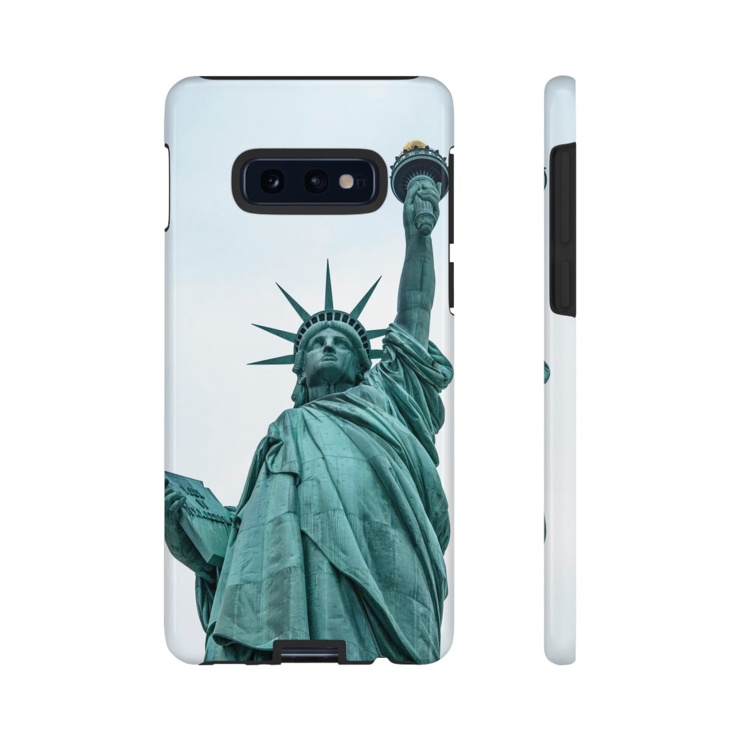 Statue of Liberty Wallpaper Phone Case | iPhone 15 Plus/ Pro, 14, 13, 12| Google Pixel 7, Pro, 5| Samsung Galaxy S23 All Major Phone Models