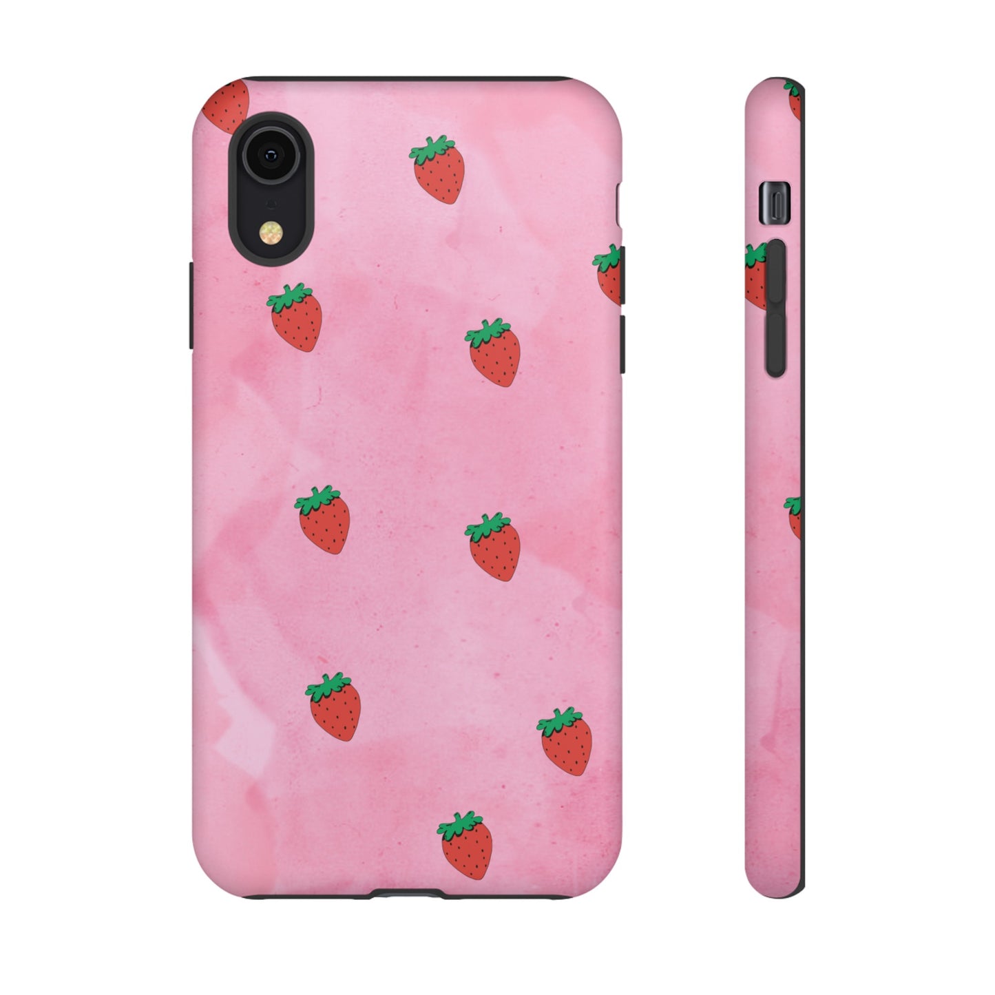 Strawberry Wallpaper Phone Case | iPhone 15 Plus/ Pro, 14, 13, 12| Google Pixel 7, Pro, 5| Samsung Galaxy S23 All Major Phone Models