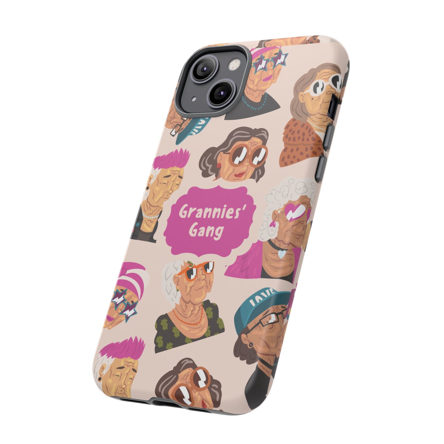 Grannies' Gang Wallpaper Phone Case | iPhone 15 Plus/ Pro, 14, 13, 12| Google Pixel 7, Pro, 5| Samsung Galaxy S23 All Major Phone Models