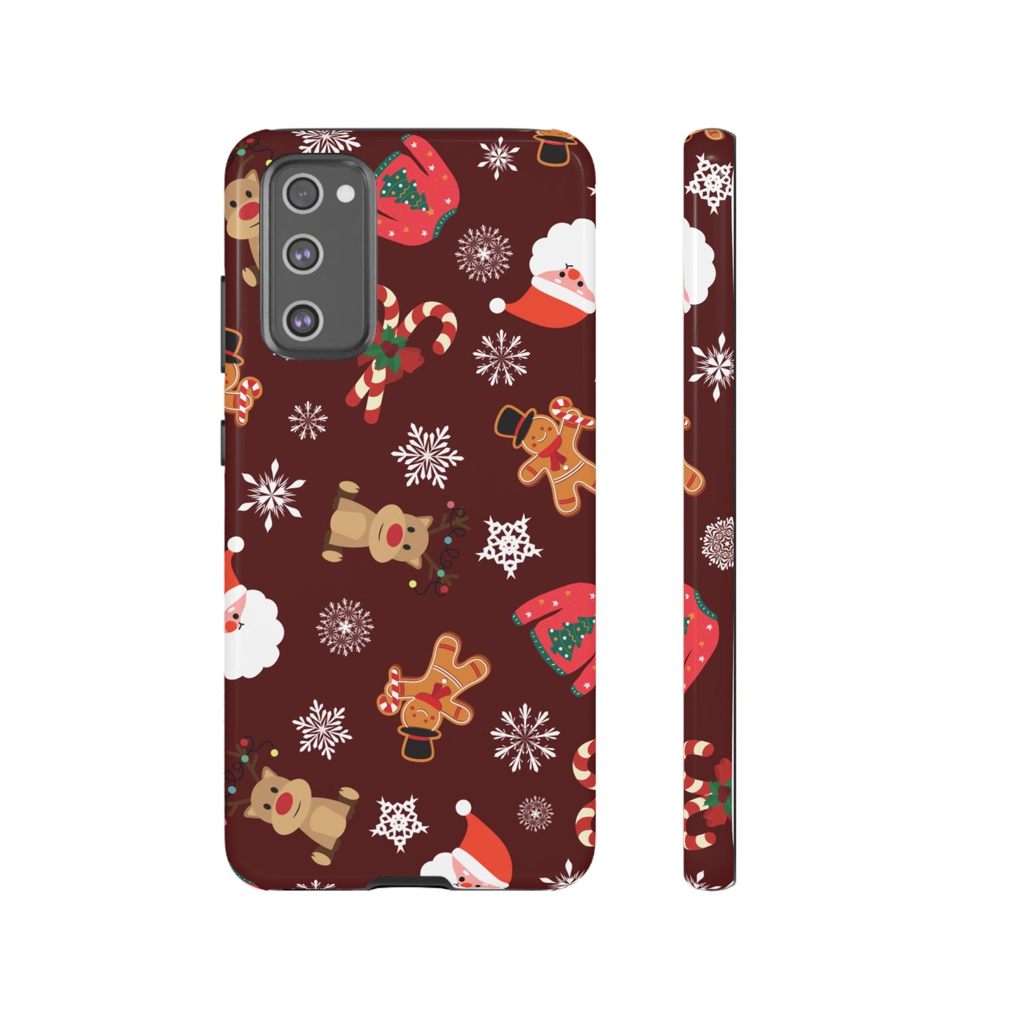 Festive Christmas Wallpaper Phone Case | iPhone 15 Plus/ Pro, 14, 13, 12| Google Pixel 7, Pro, 5| Samsung Galaxy S23 All Major Phone Models