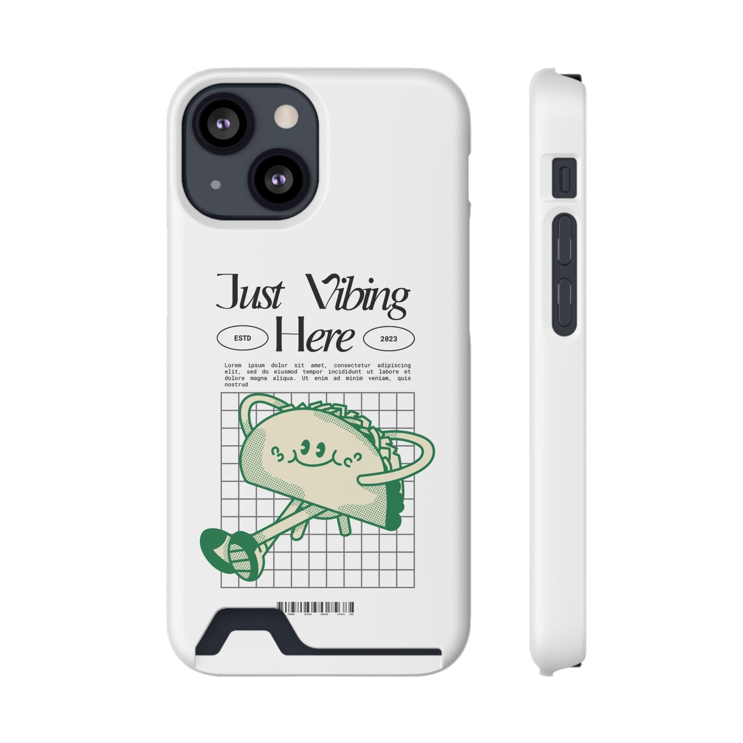 Just Vibing Here Phone Case | iPhone 15 Plus/ Pro, 14, 13, 12|Samsung Galaxy Models