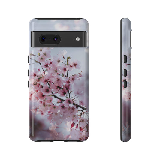 Pink Blossom Wallpaper Phone Case | iPhone 15 Plus/ Pro, 14, 13, 12| Google Pixel 7, Pro, 5| Samsung Galaxy S23 All Major Phone Models