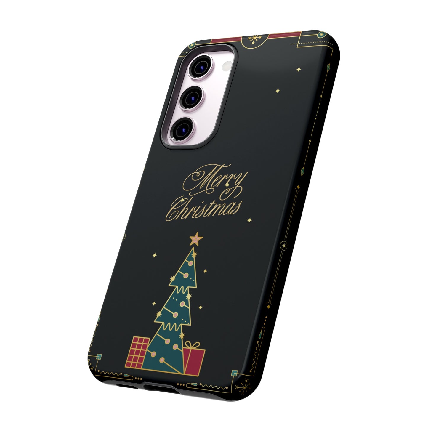 Christmas Tree Wallpaper Phone Case | iPhone 15 Plus/ Pro, 14, 13, 12| Google Pixel 7, Pro, 5| Samsung Galaxy S23 All Major Phone Models