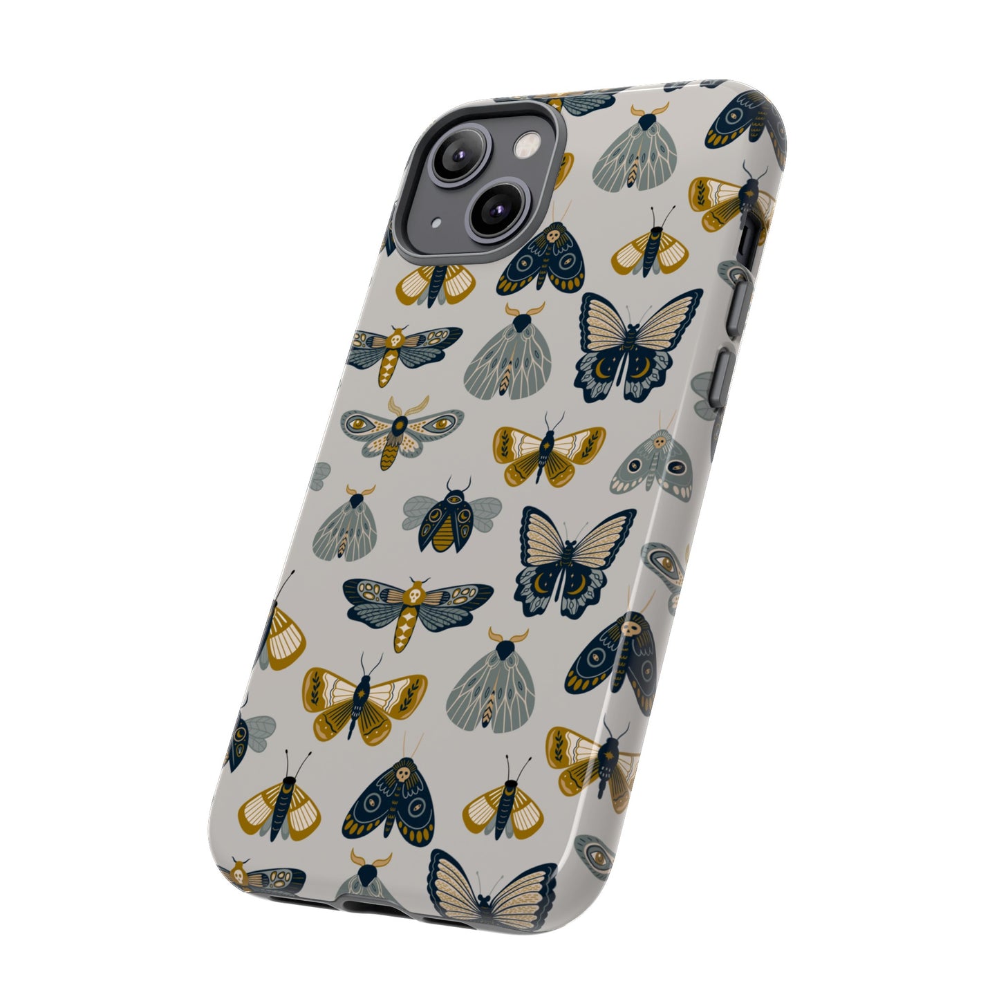 Butterfly and Moth Wallpaper Phone Case | iPhone 15 Plus/ Pro, 14, 13, 12| Google Pixel 7, Pro, 5| Samsung Galaxy S23 All Major Phone Models